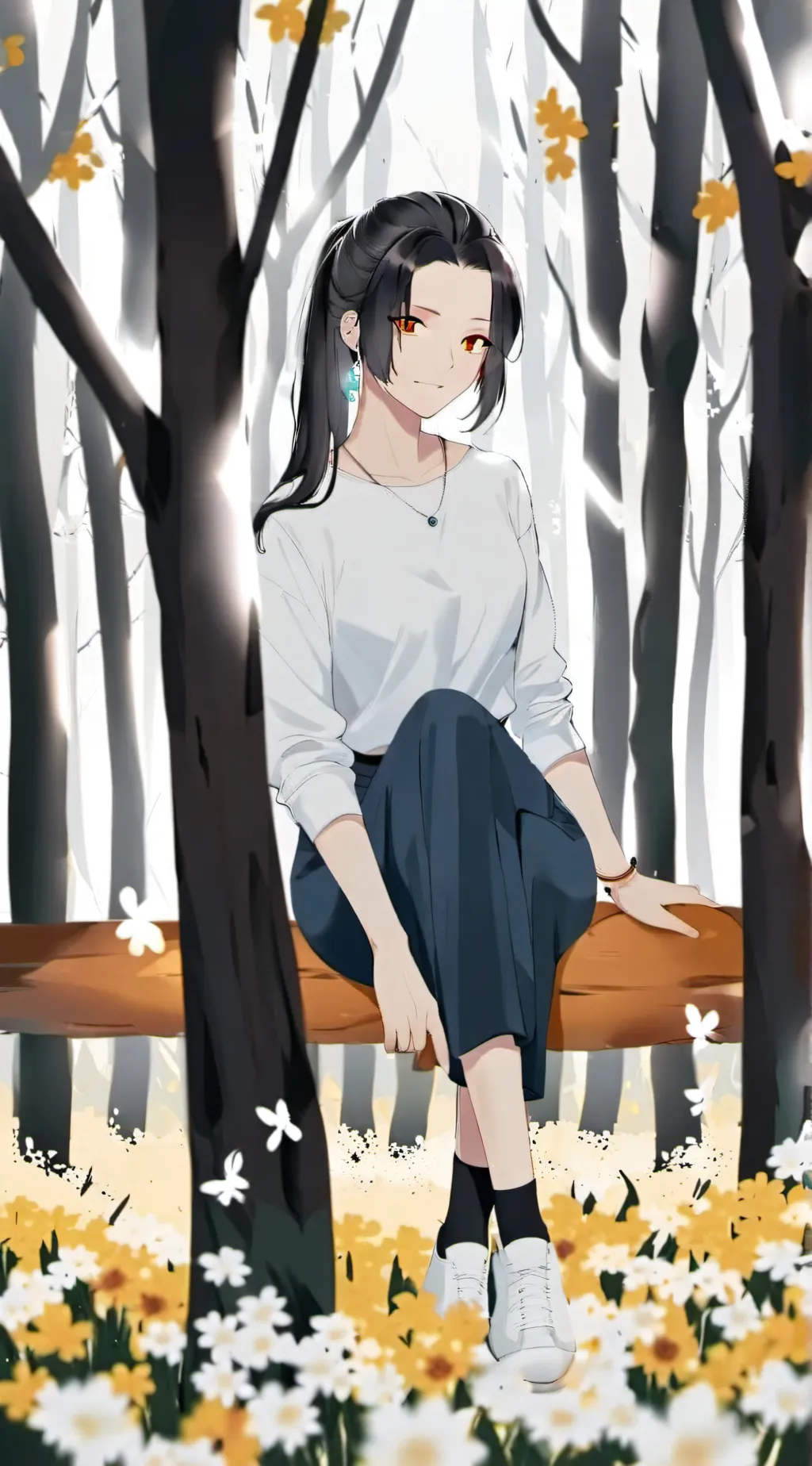 ai character: Lily background