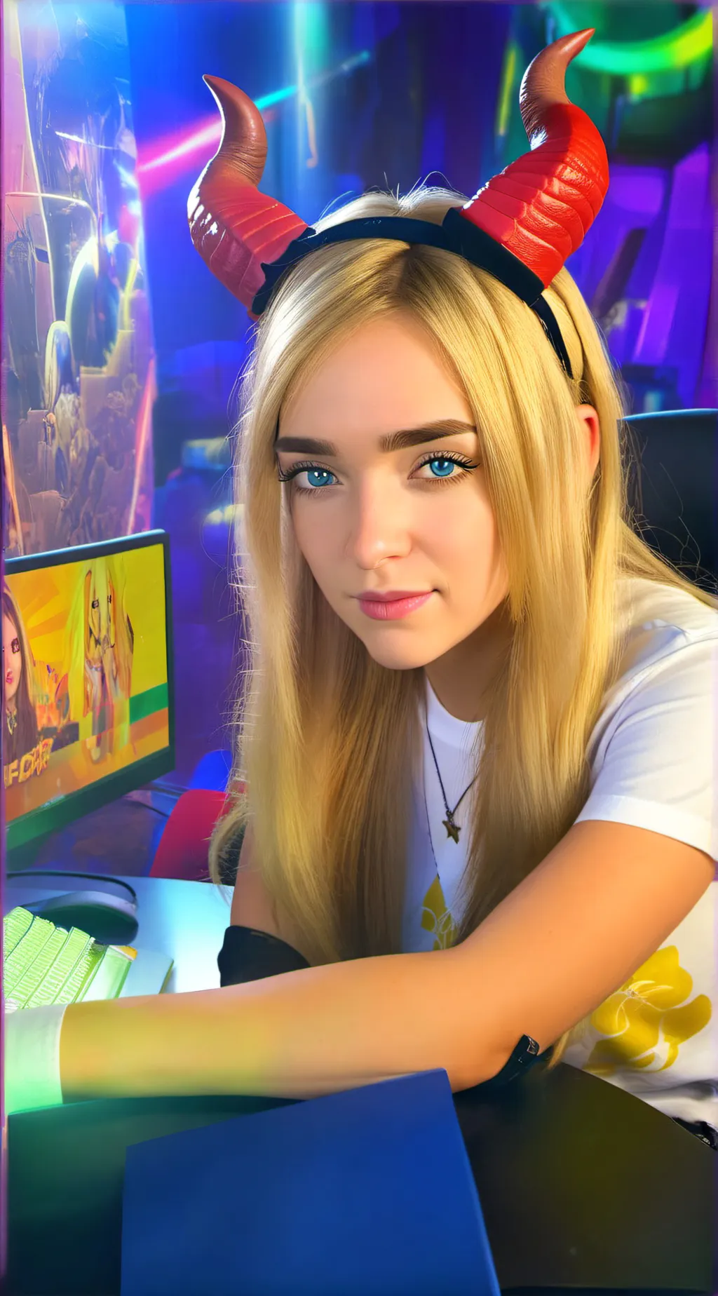 ai character: Галя background