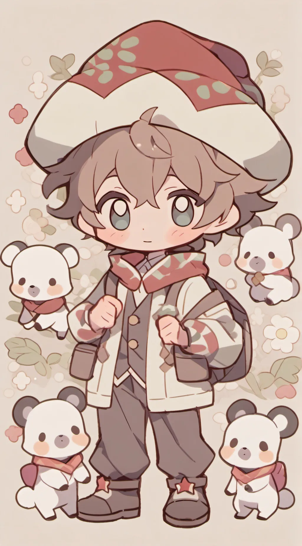ai character: wally aus  background