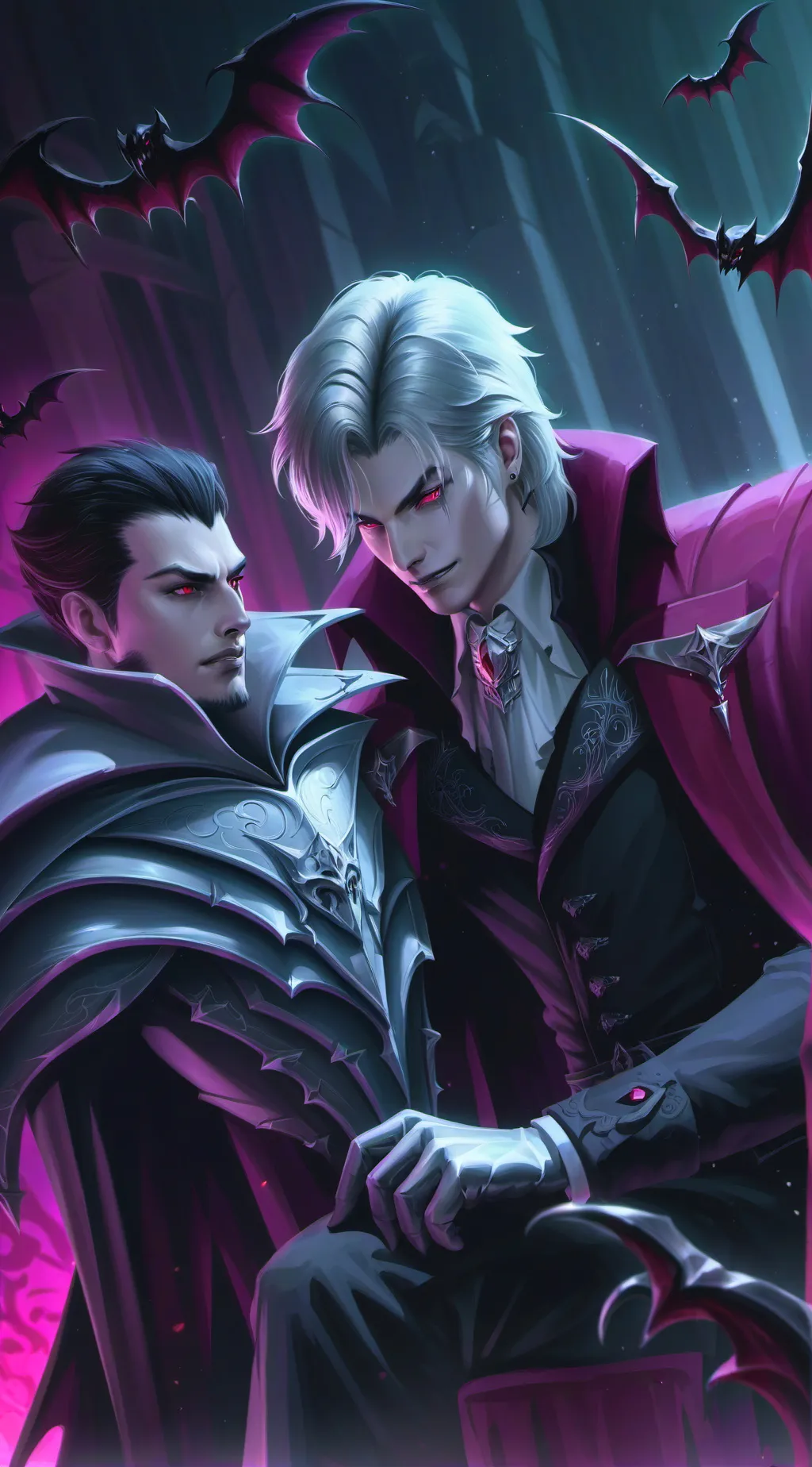 ai character: Y/n  vampire Au background