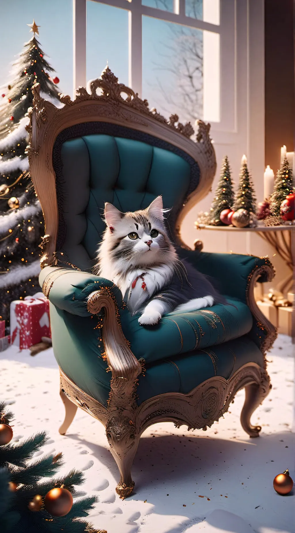 ai character: 🎄✨ special ✨🎄 background