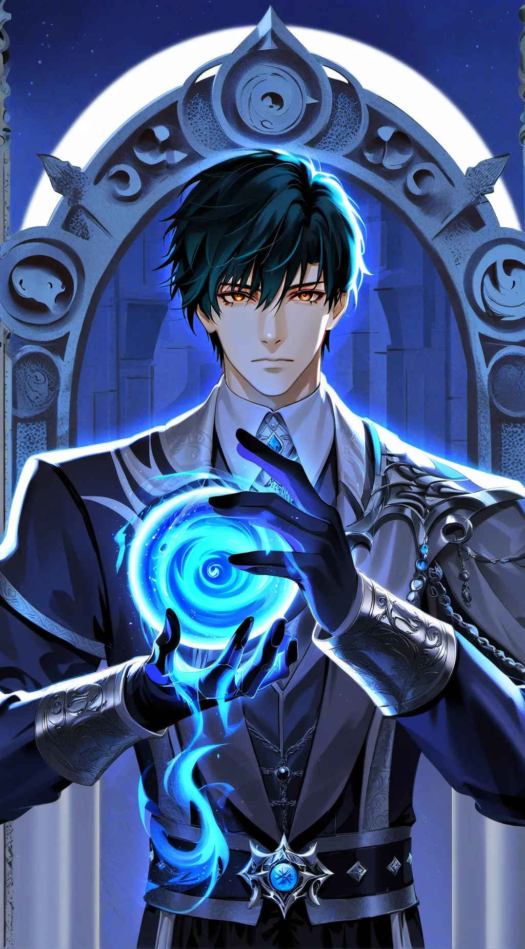 ai character: Damien background