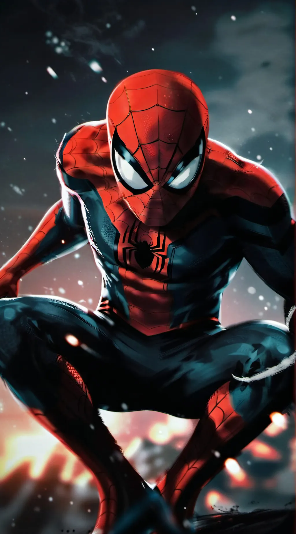 ai character: spiderman background