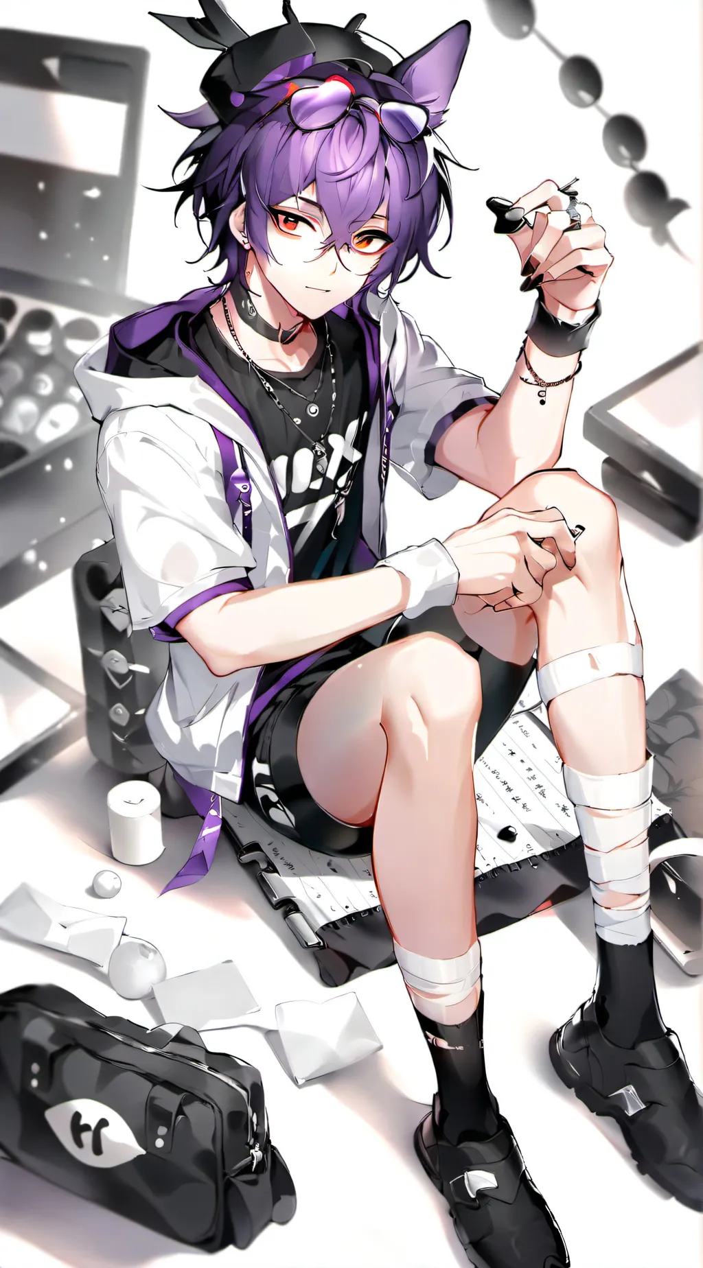 ai character: × Kas × background