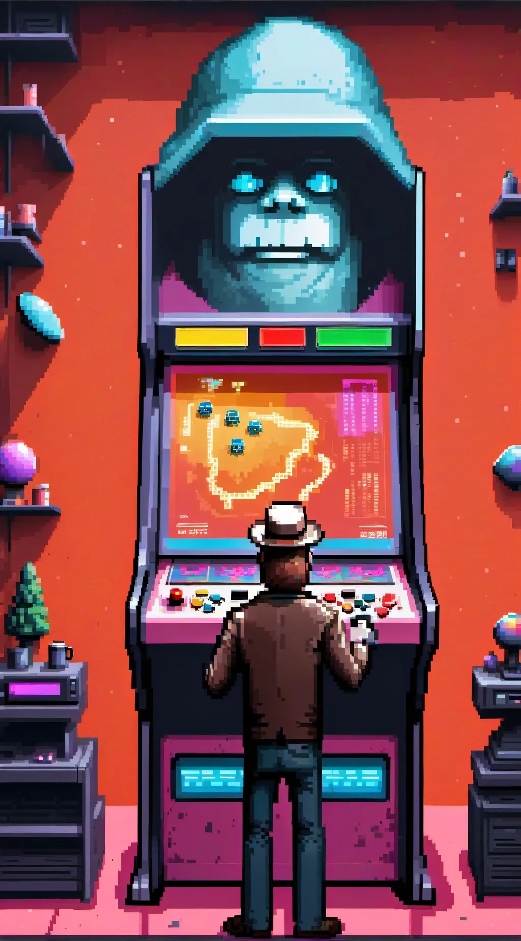ai character: SneakySASQUATCH background