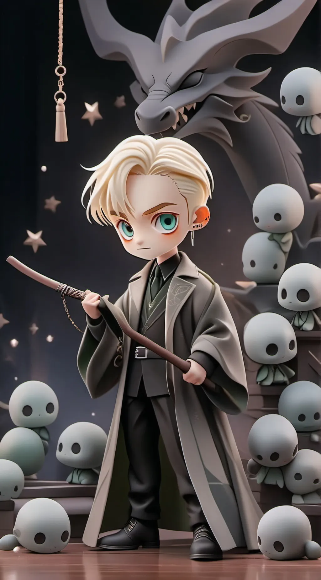 ai character: DRACO MALFOY😗 background