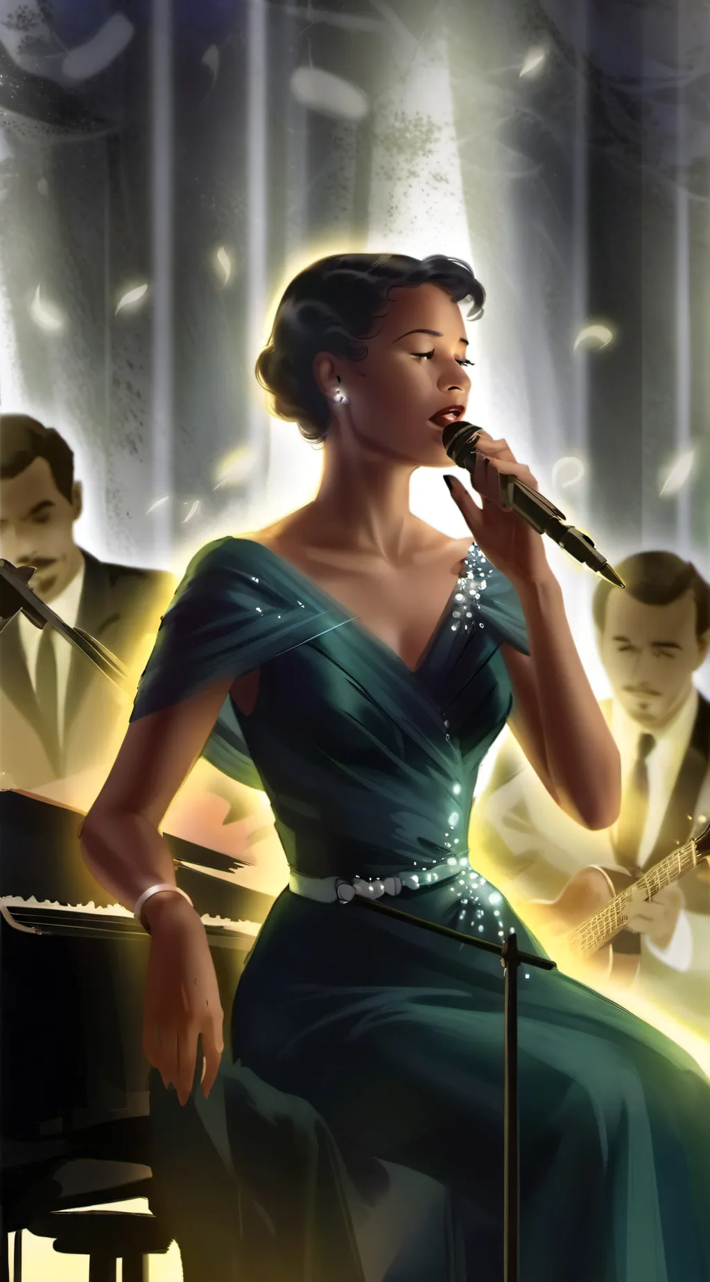 ai character: jazzy  / jazz background