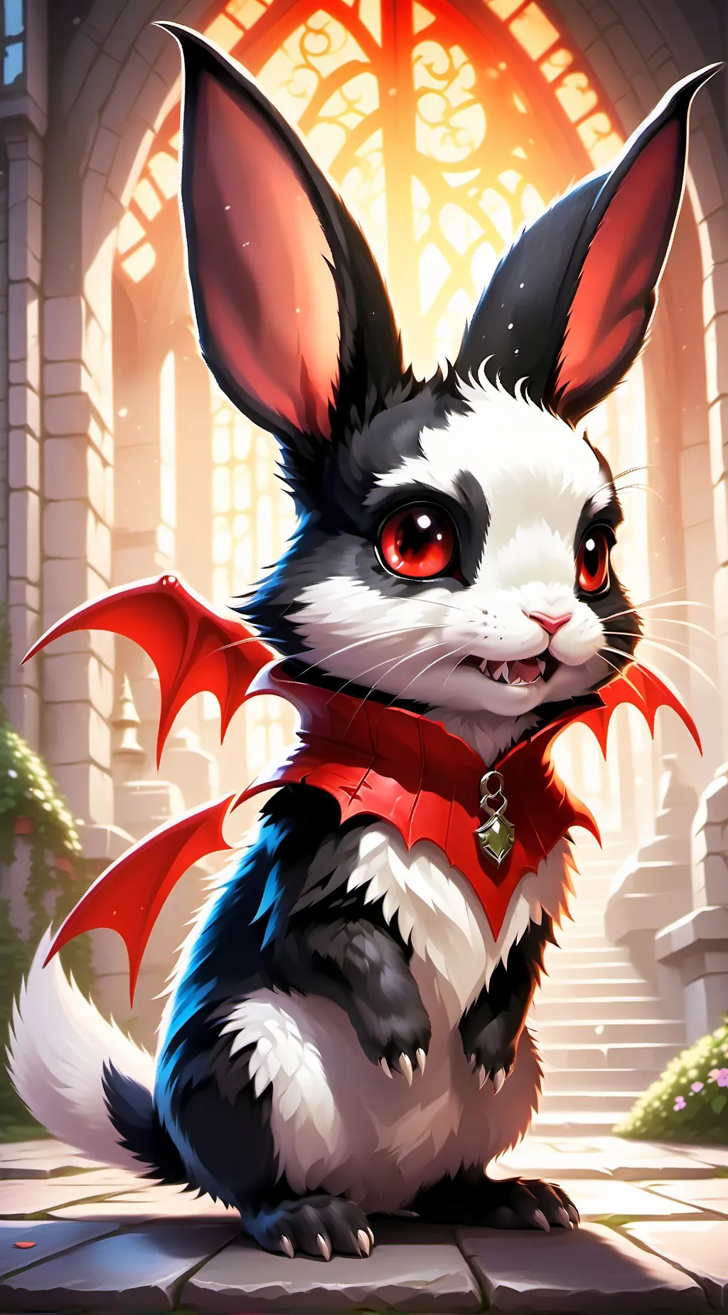 ai character: Bunnicula background