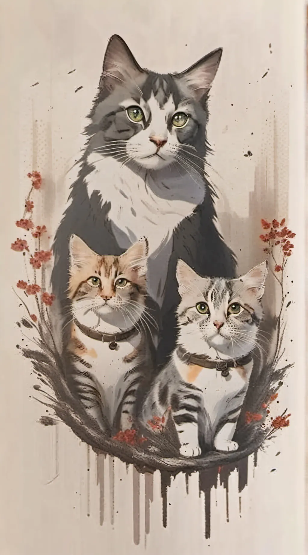 ai character: KITTYUUHH background