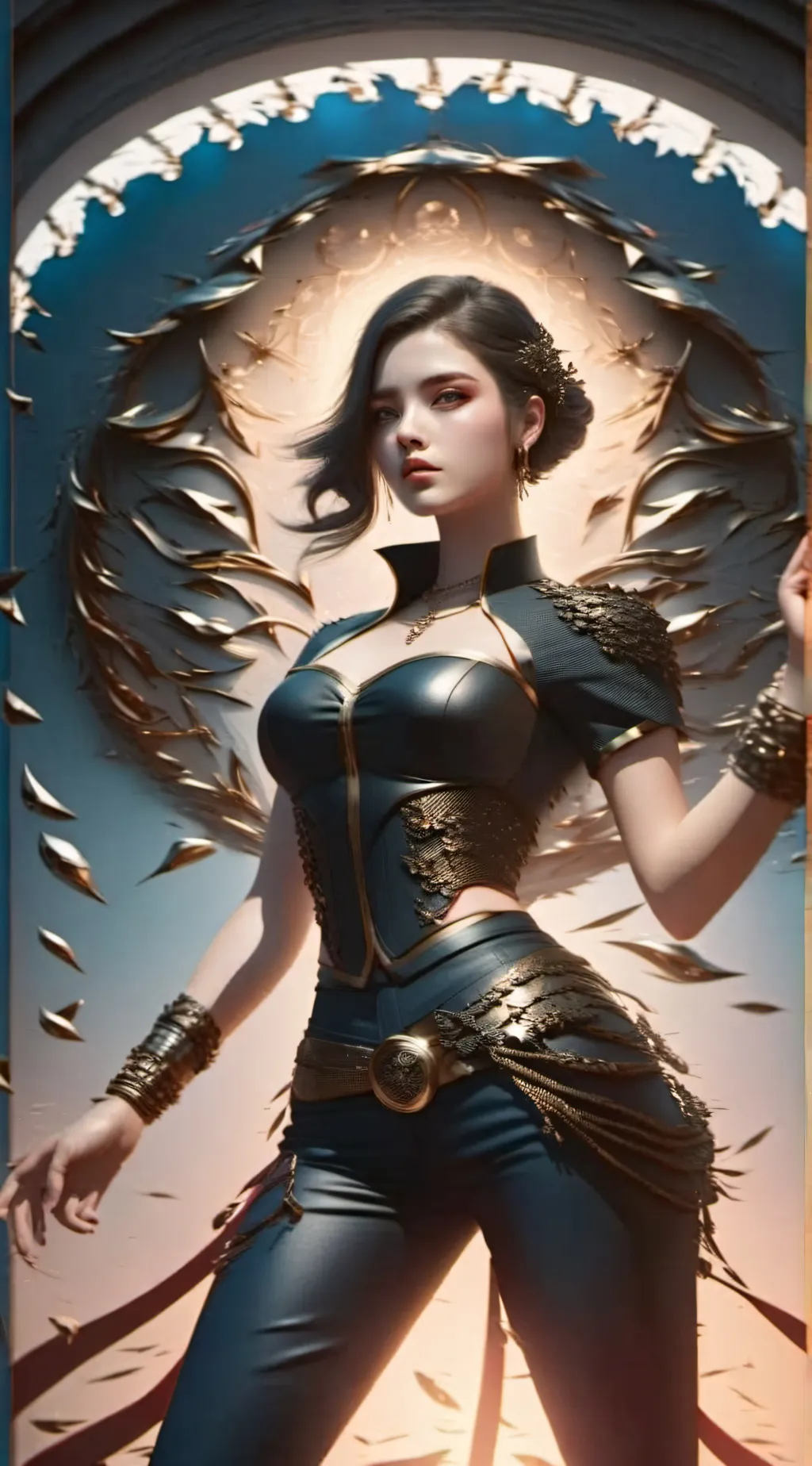 ai character: Jade background