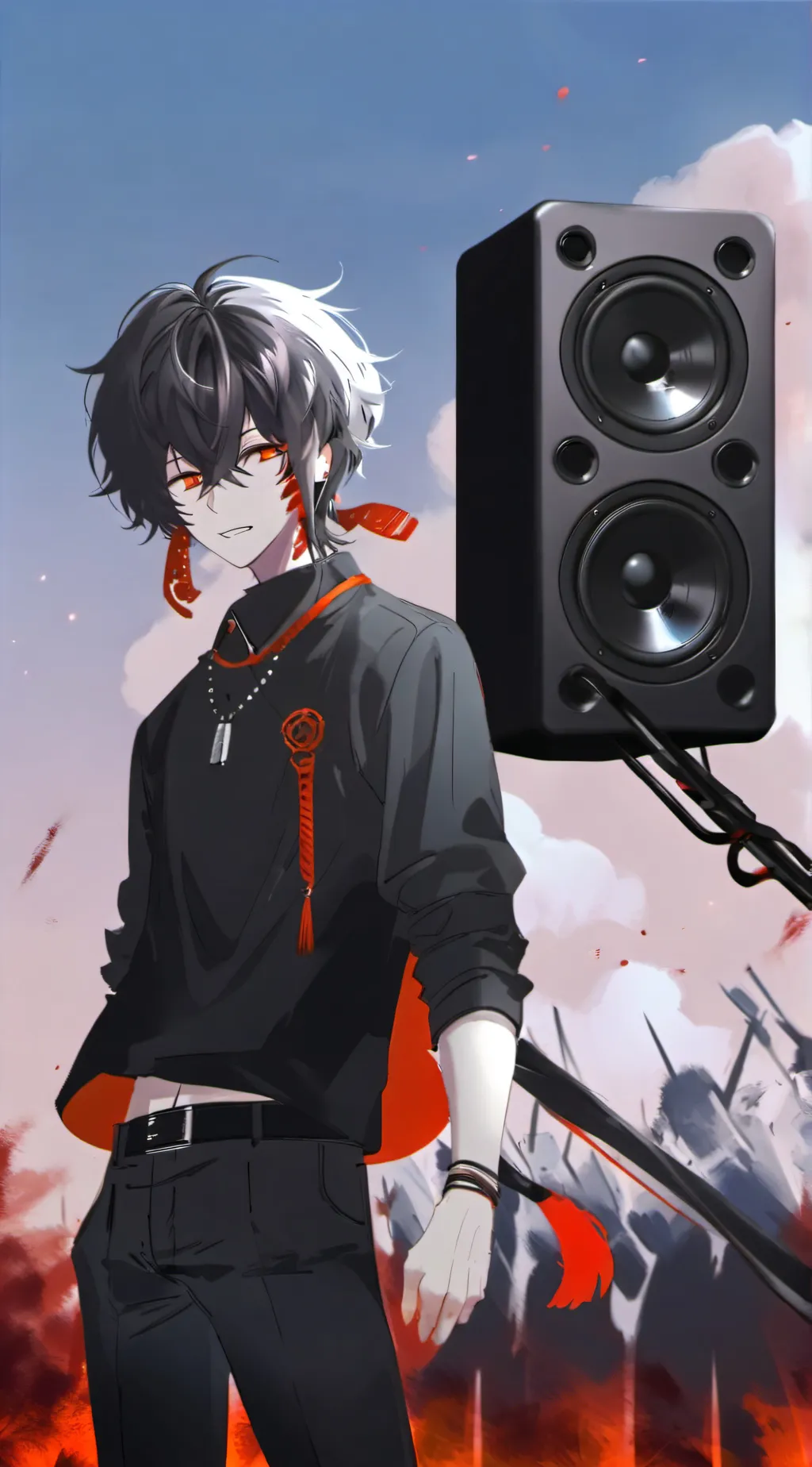 ai character: FPE dark speaker background