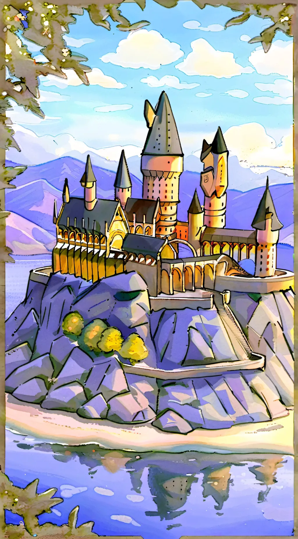 ai character: hogwarts (again) background
