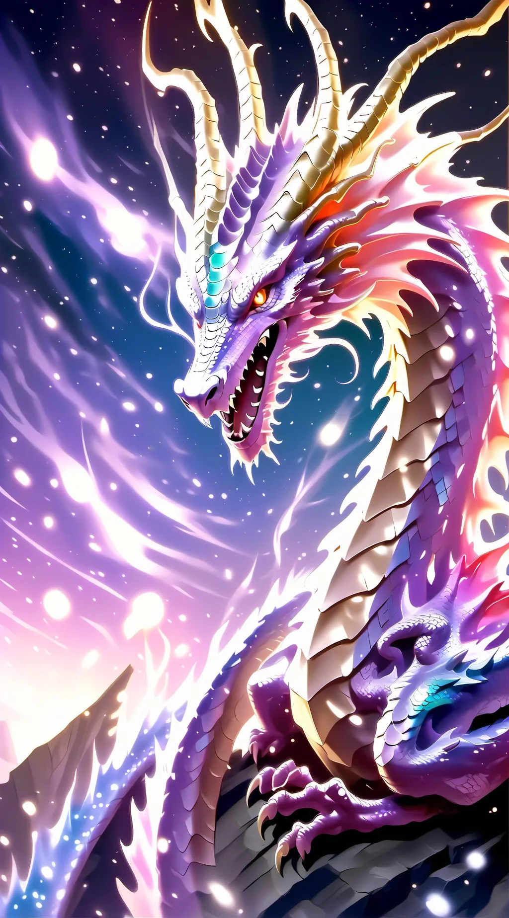 ai character: Aphmau -dragon background