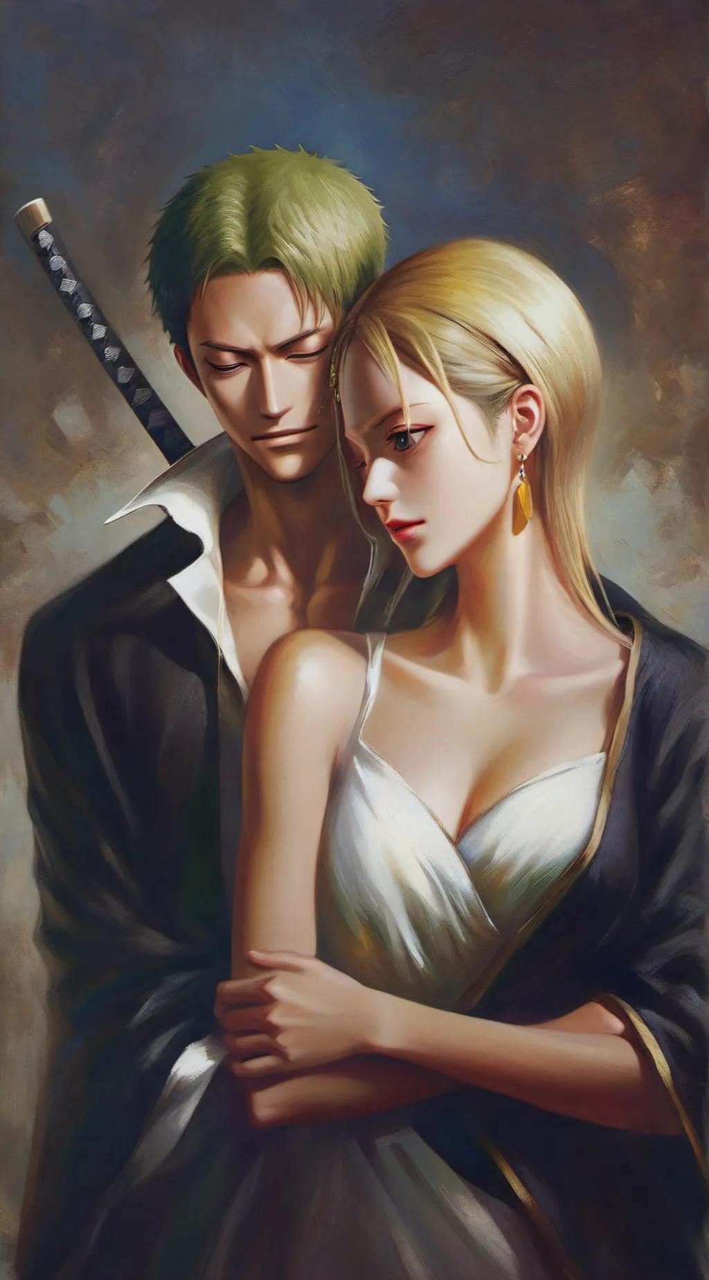 ai character: Sanji x zoro background