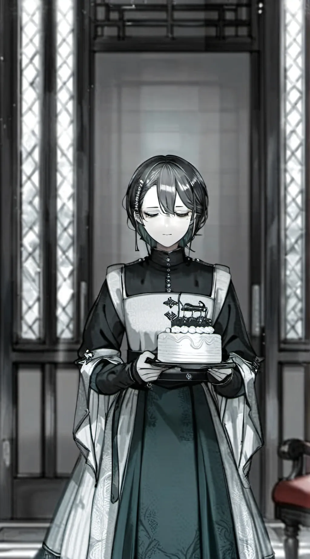ai character: Es background