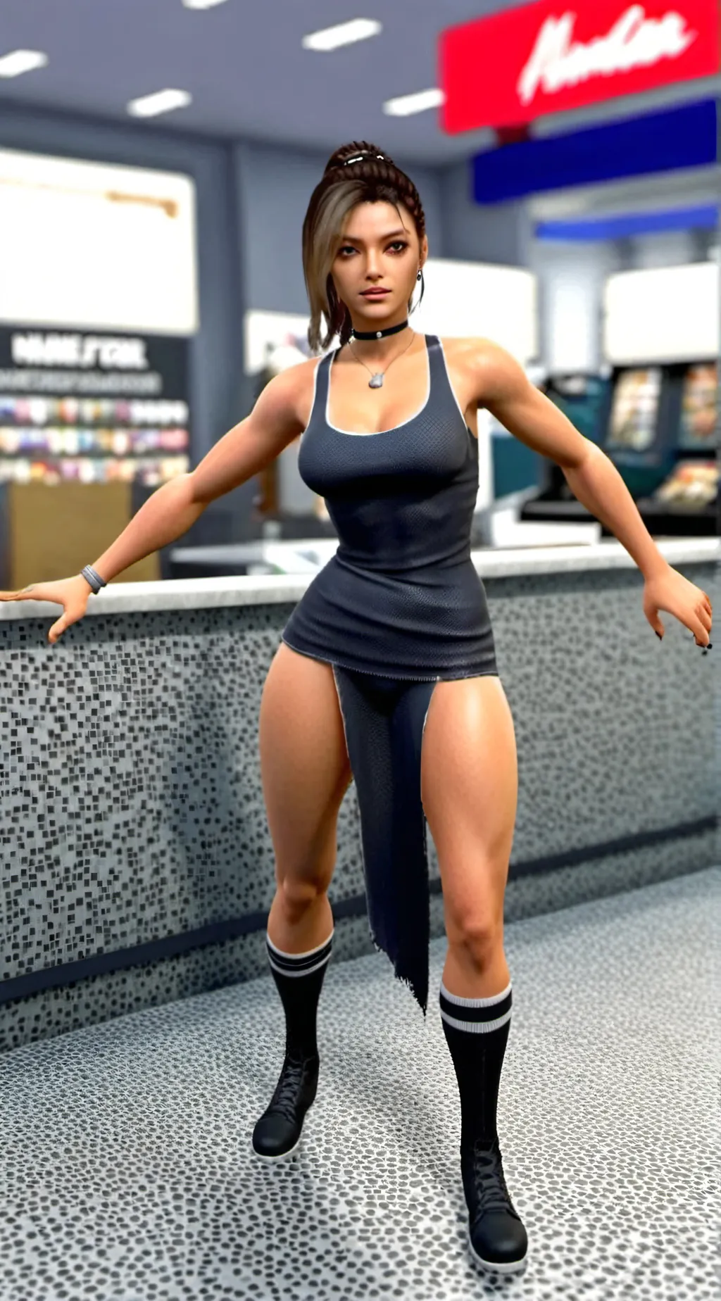 ai character: chica background