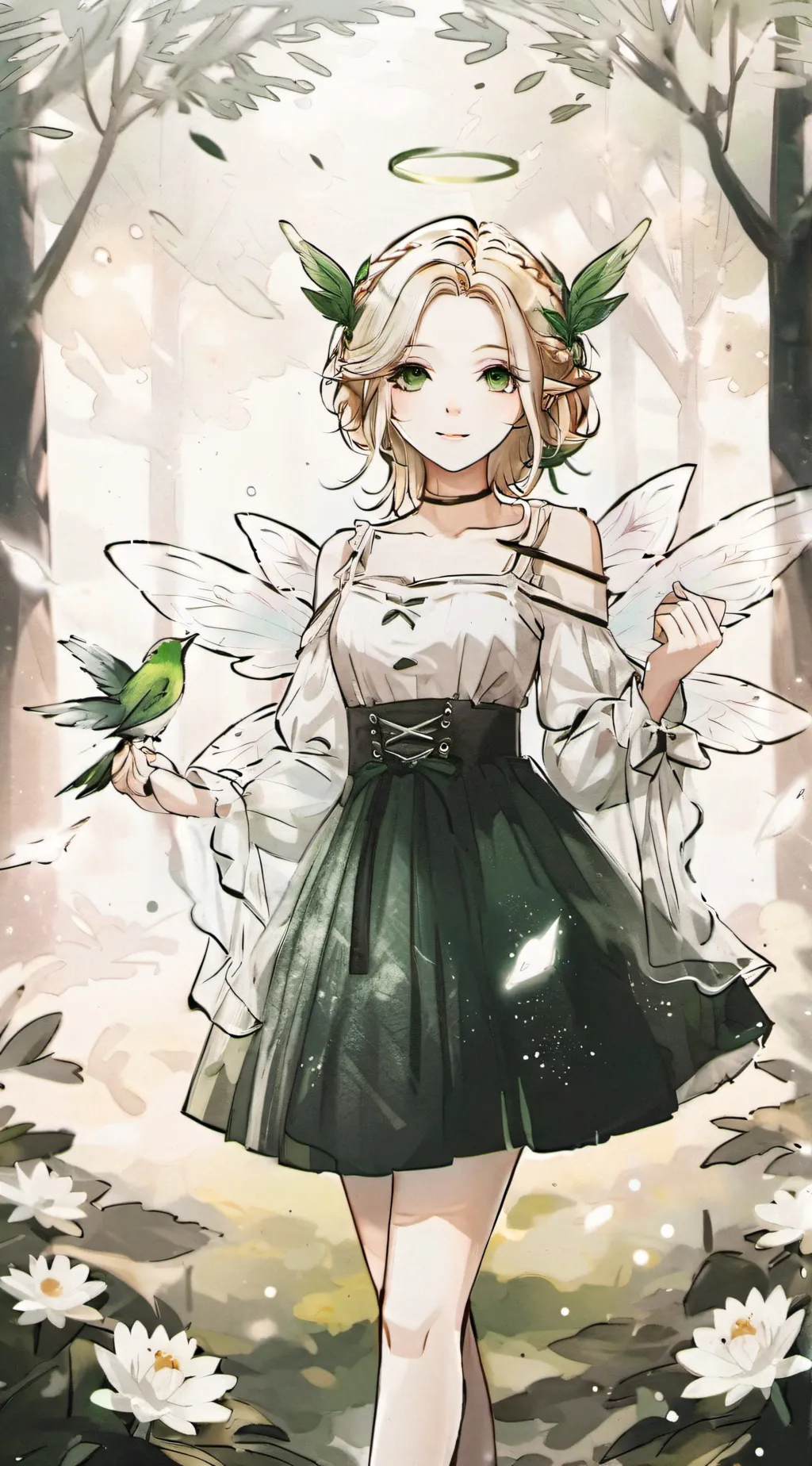 ai character: Connie☘️ background