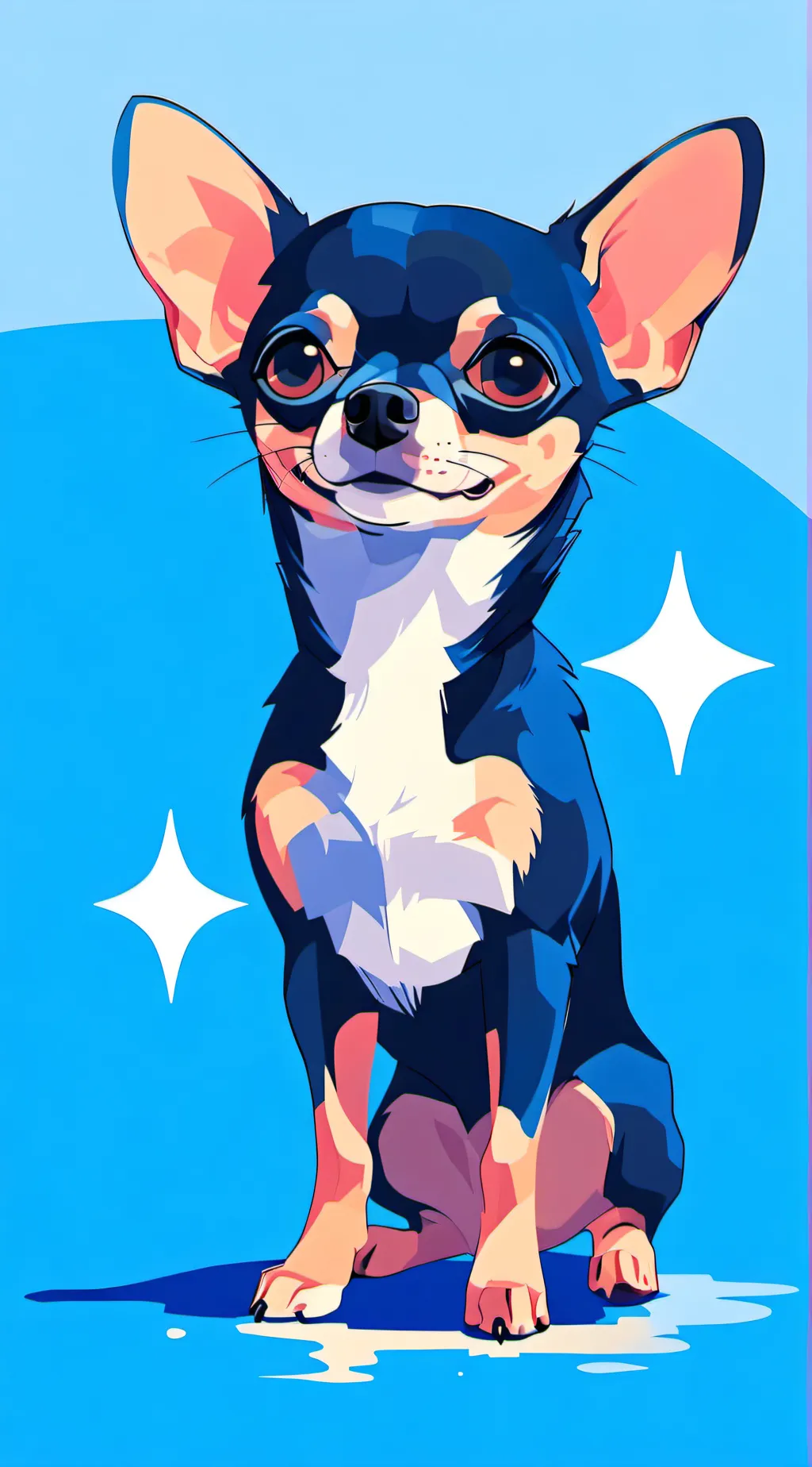 ai character: Chocolate  background