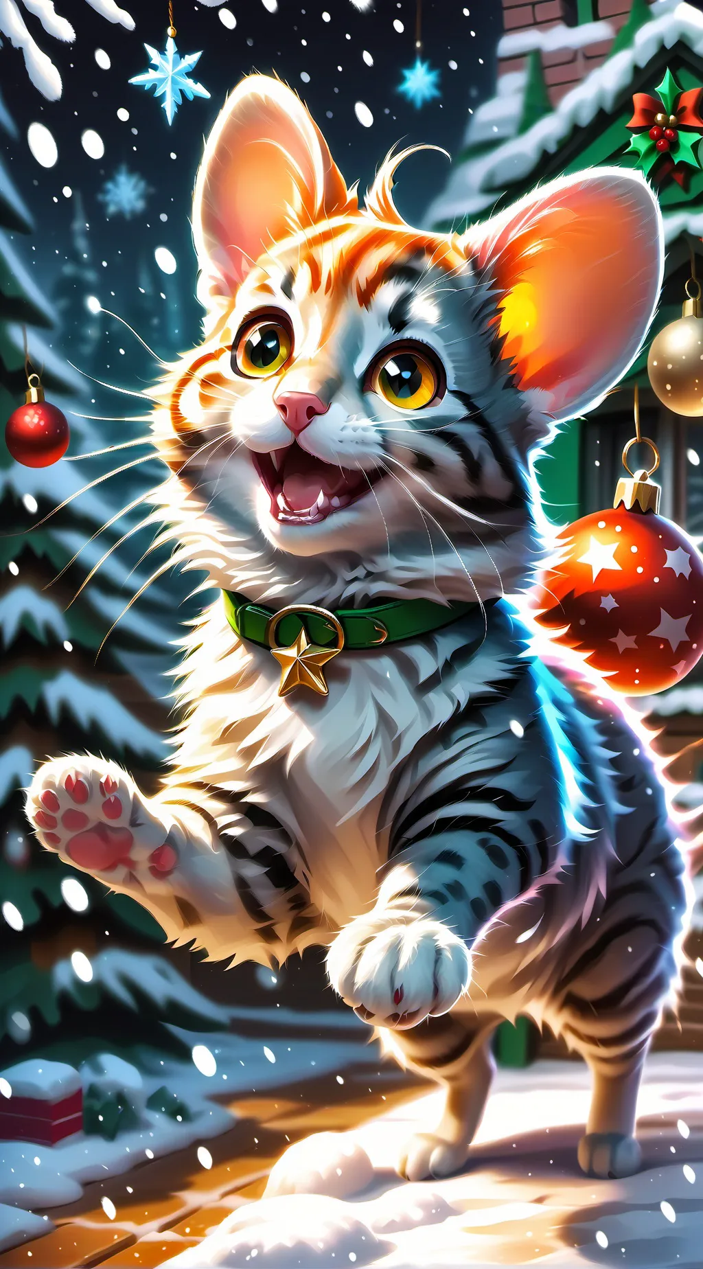 ai character: Paws Christ background