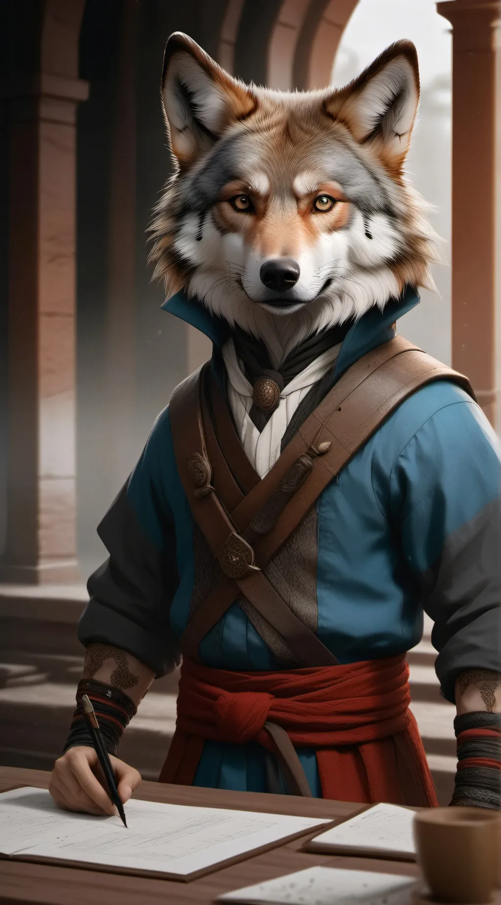 ai character: Levi background