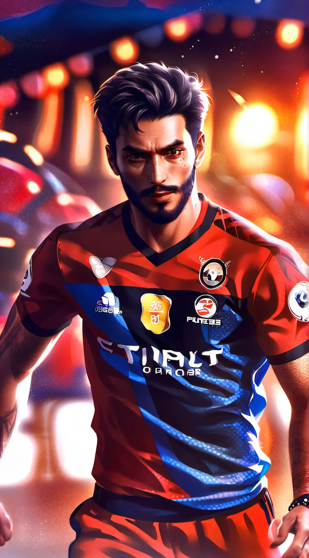 ai character: Messi background