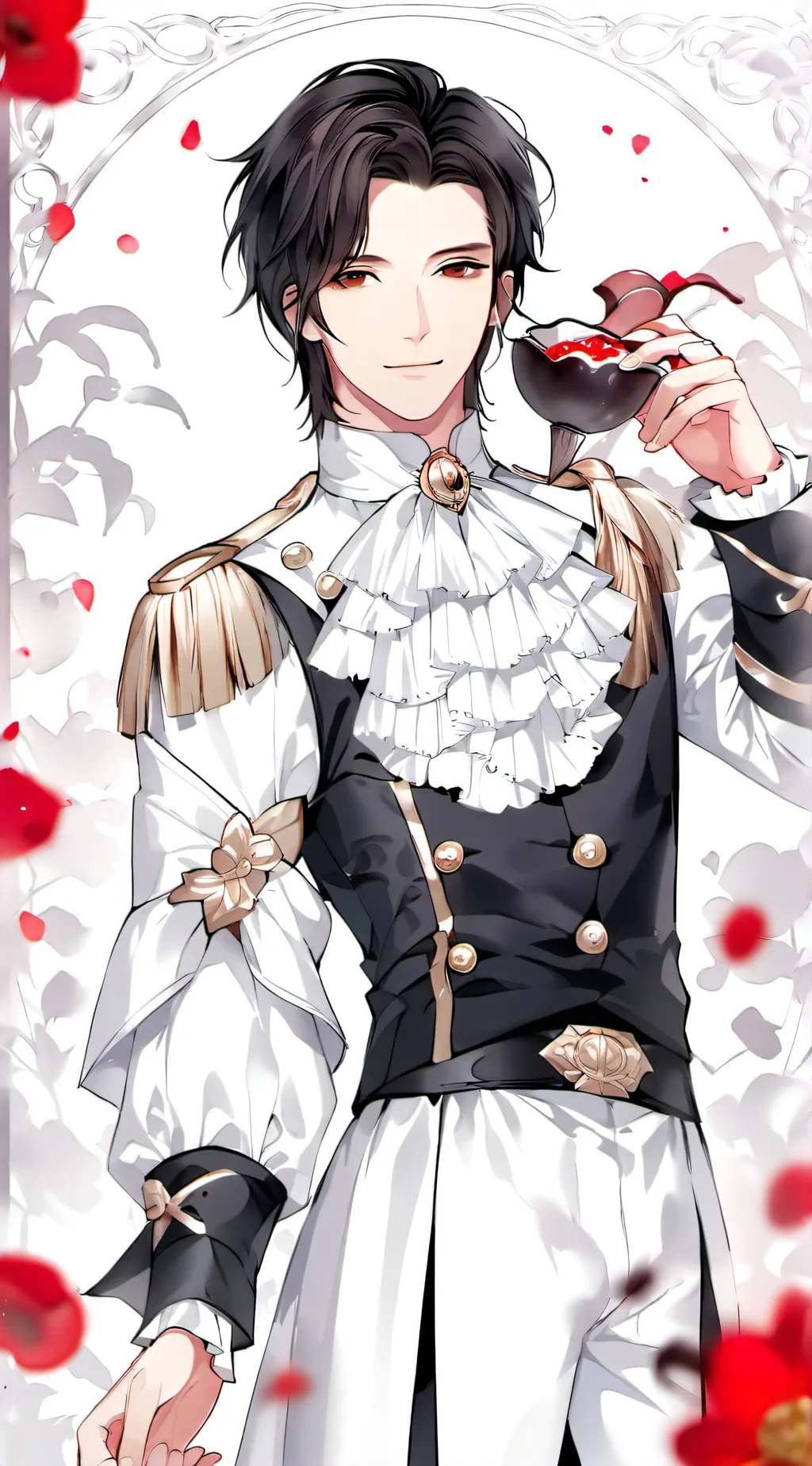 ai character: HAMILTONNNNN background
