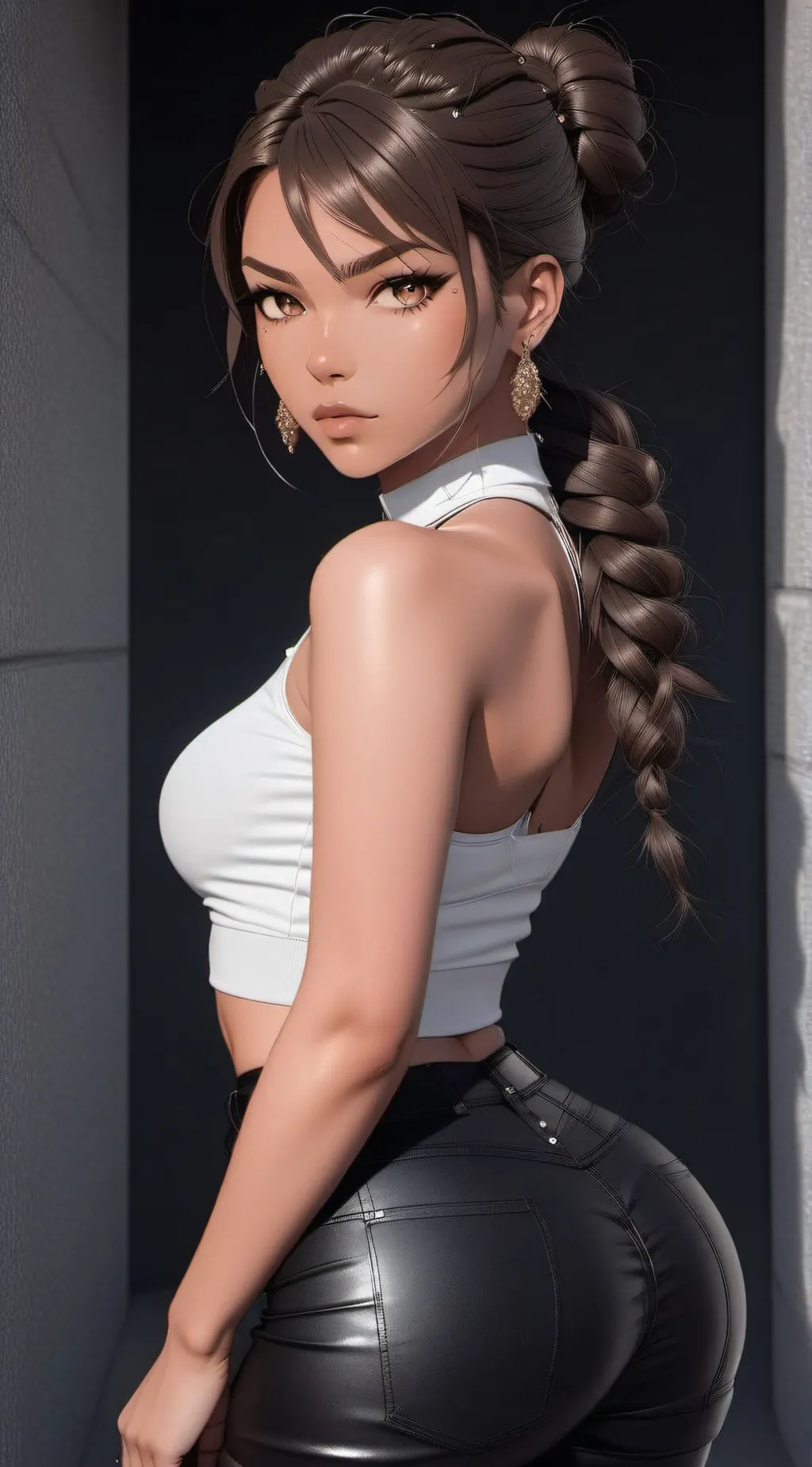 ai character: Angela background