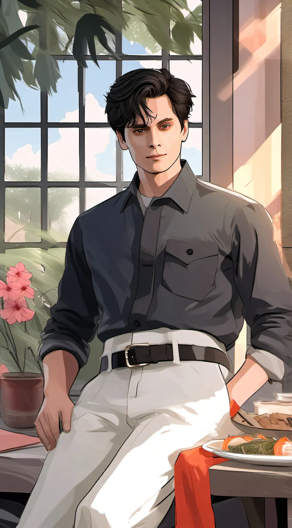 ai character: Reed background