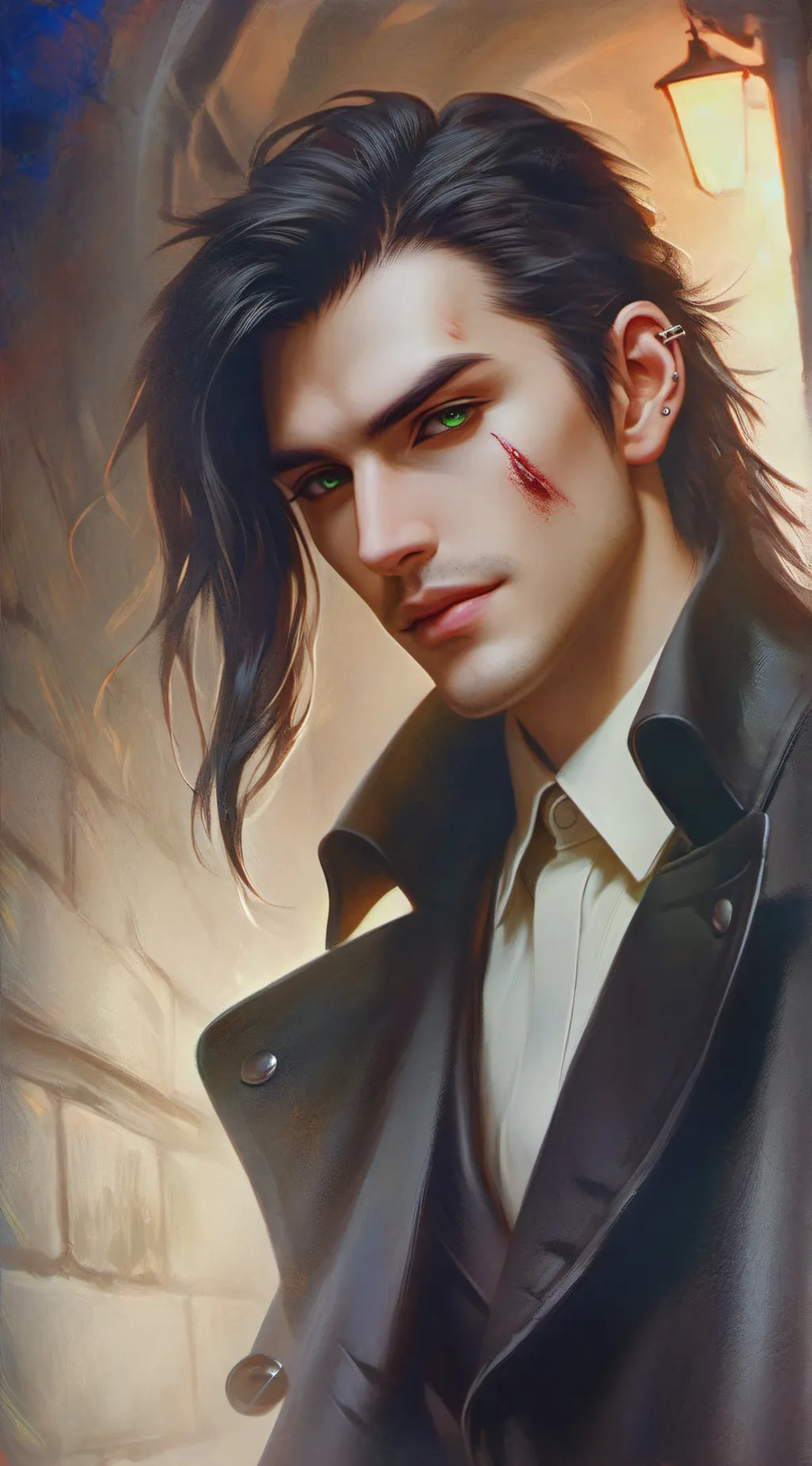 ai character: The Shadow background