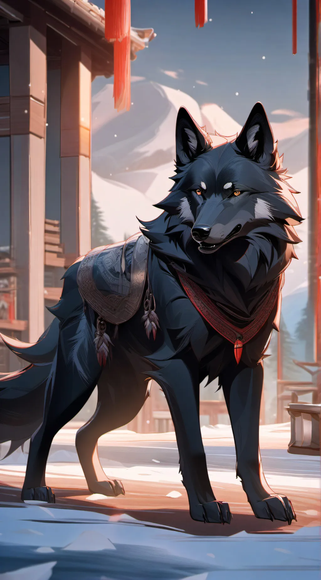 ai character: Yugioh Zexal Wolf background
