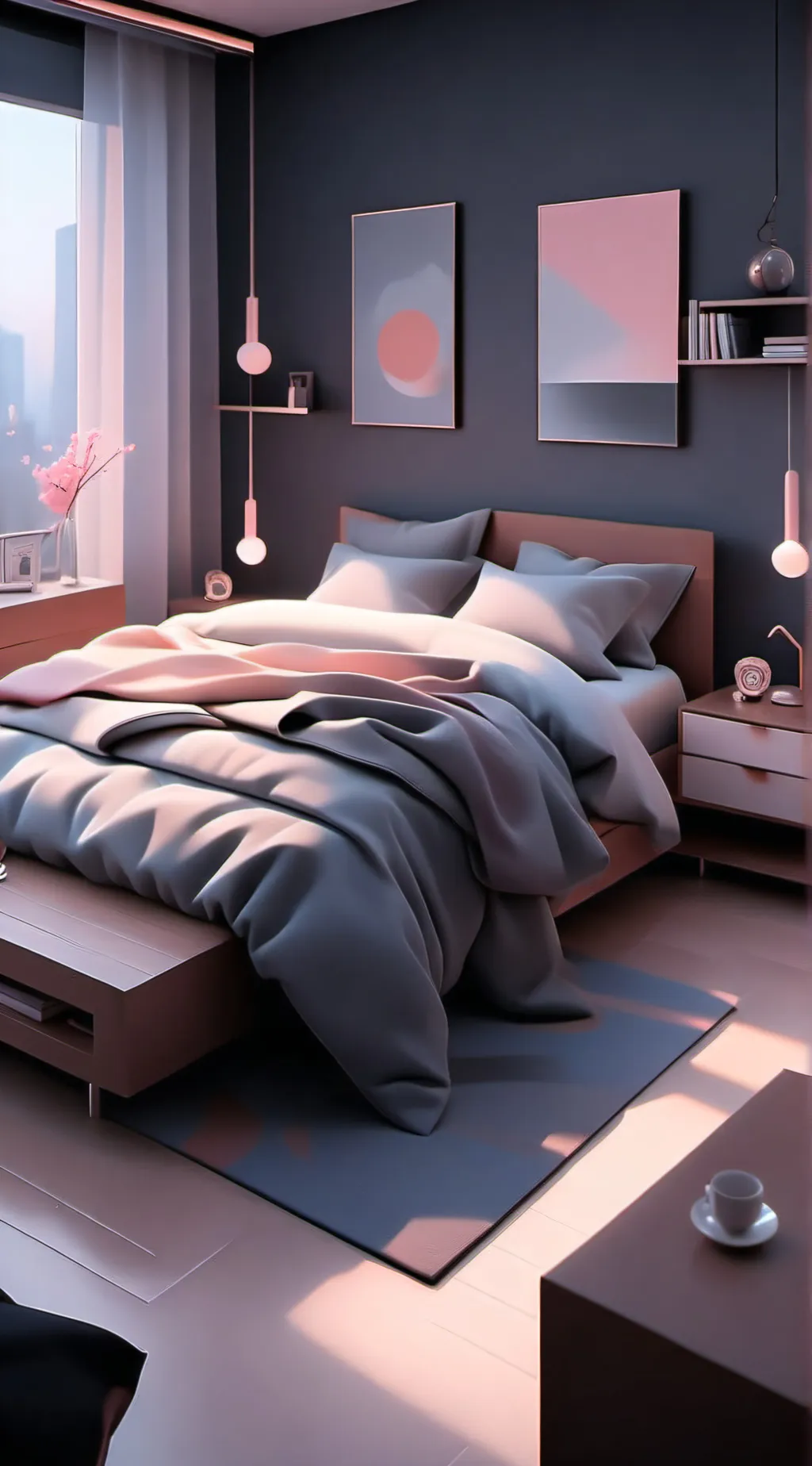 ai character: sleepover background