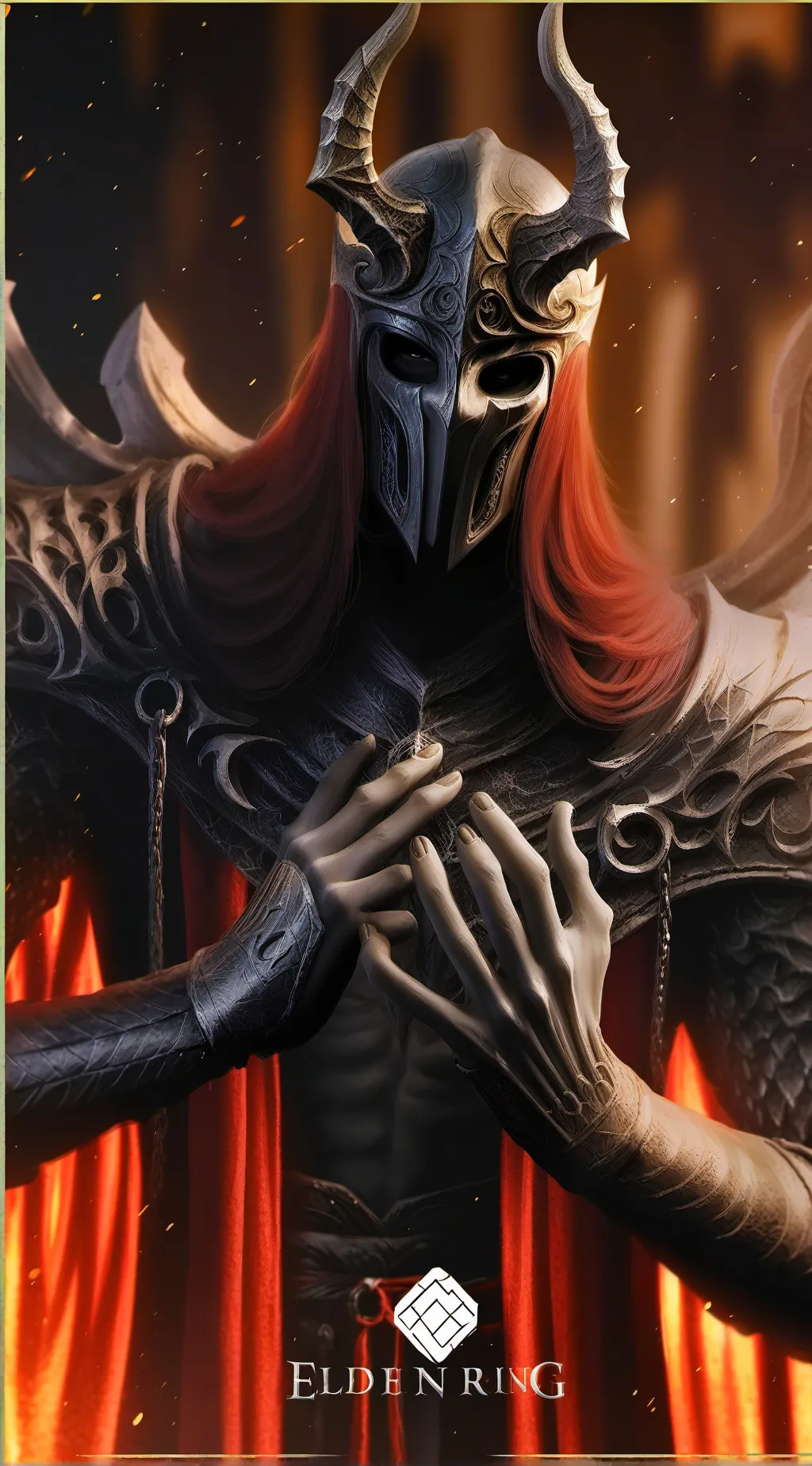 ai character: Dark knight background