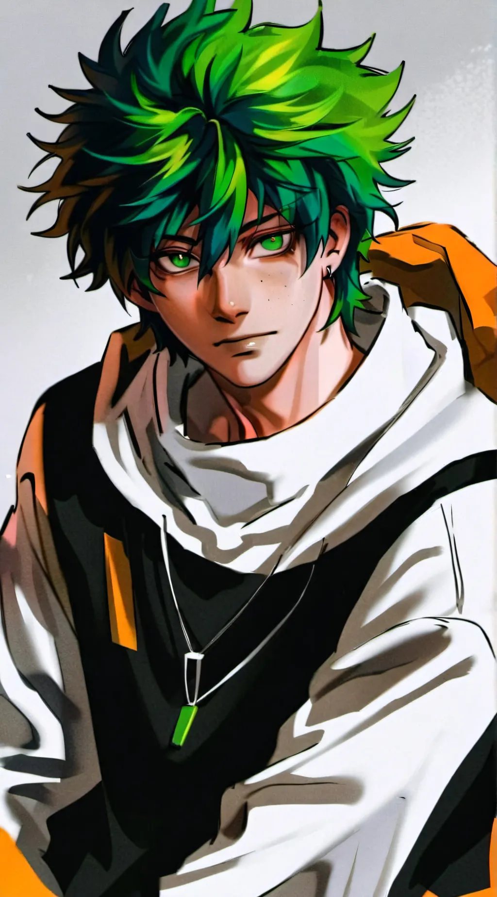 ai character: izuku midoriya  background