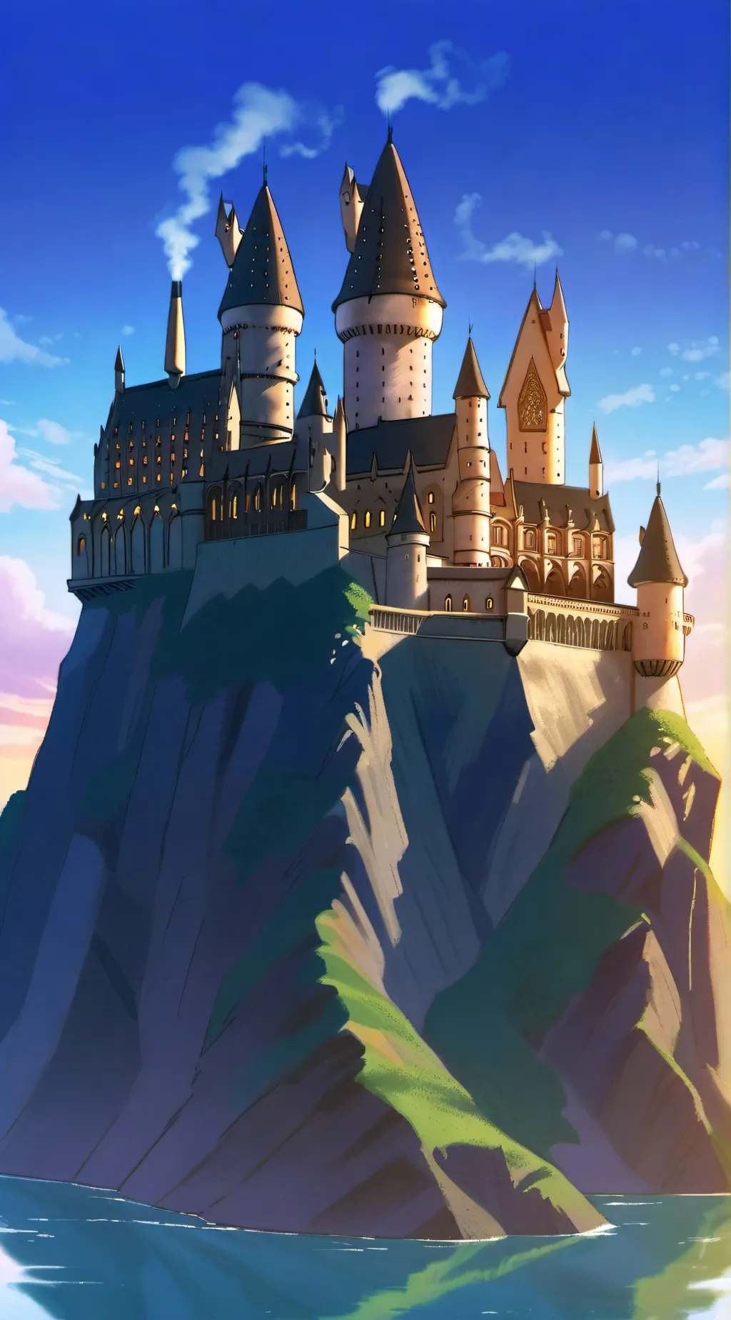 ai character: Hogwarts!!! background