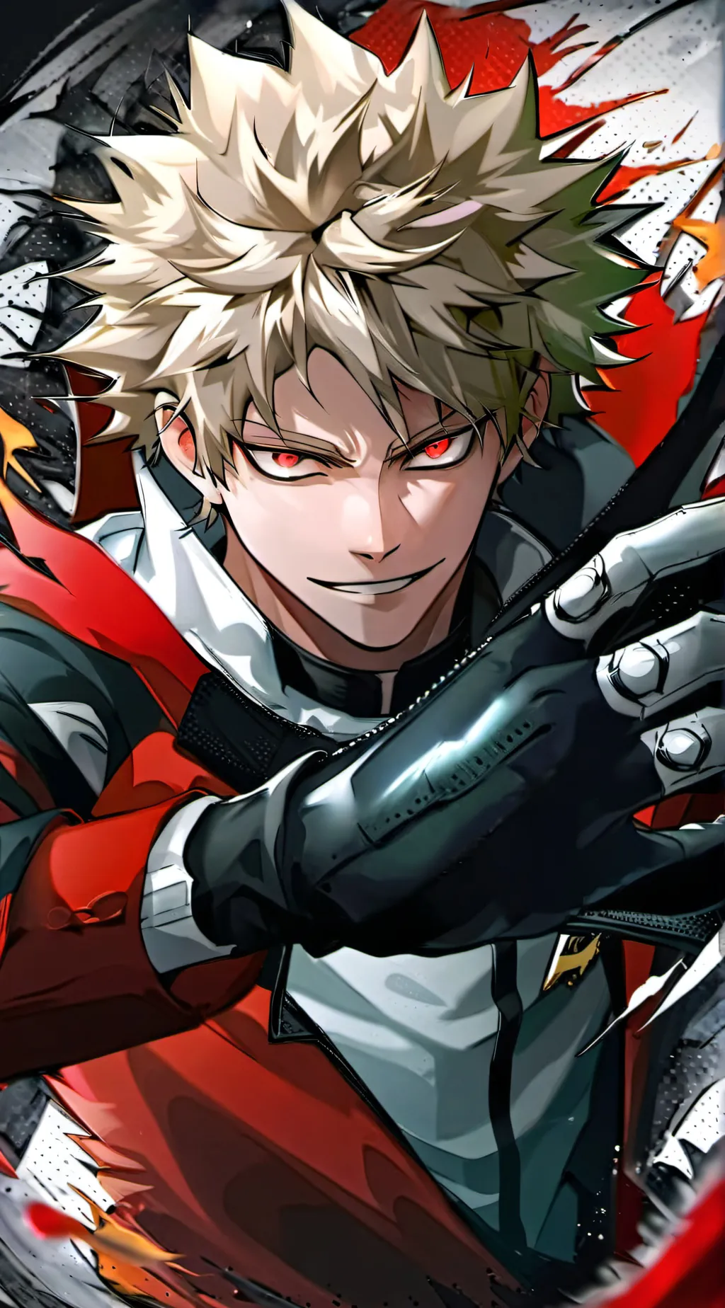 ai character: bakugo katsuki background
