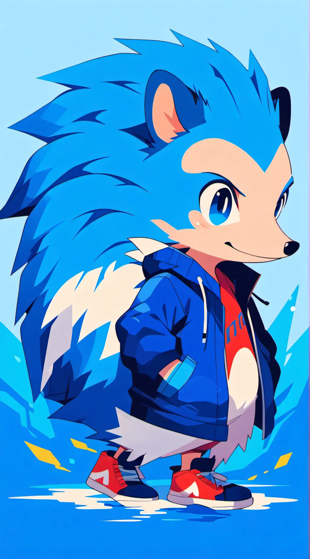 ai character: Sonic background