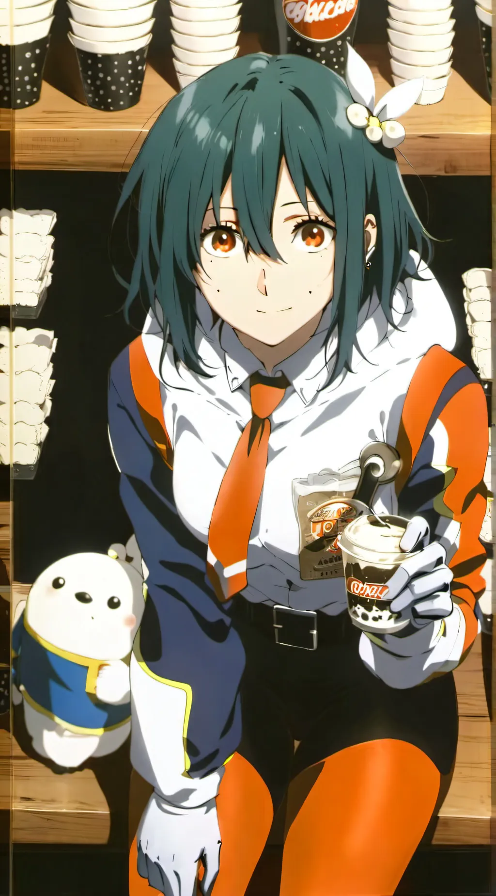 ai character: Momo background
