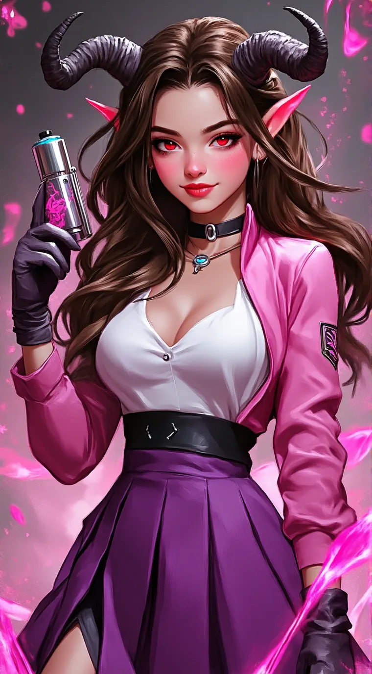 ai character: Aurora background