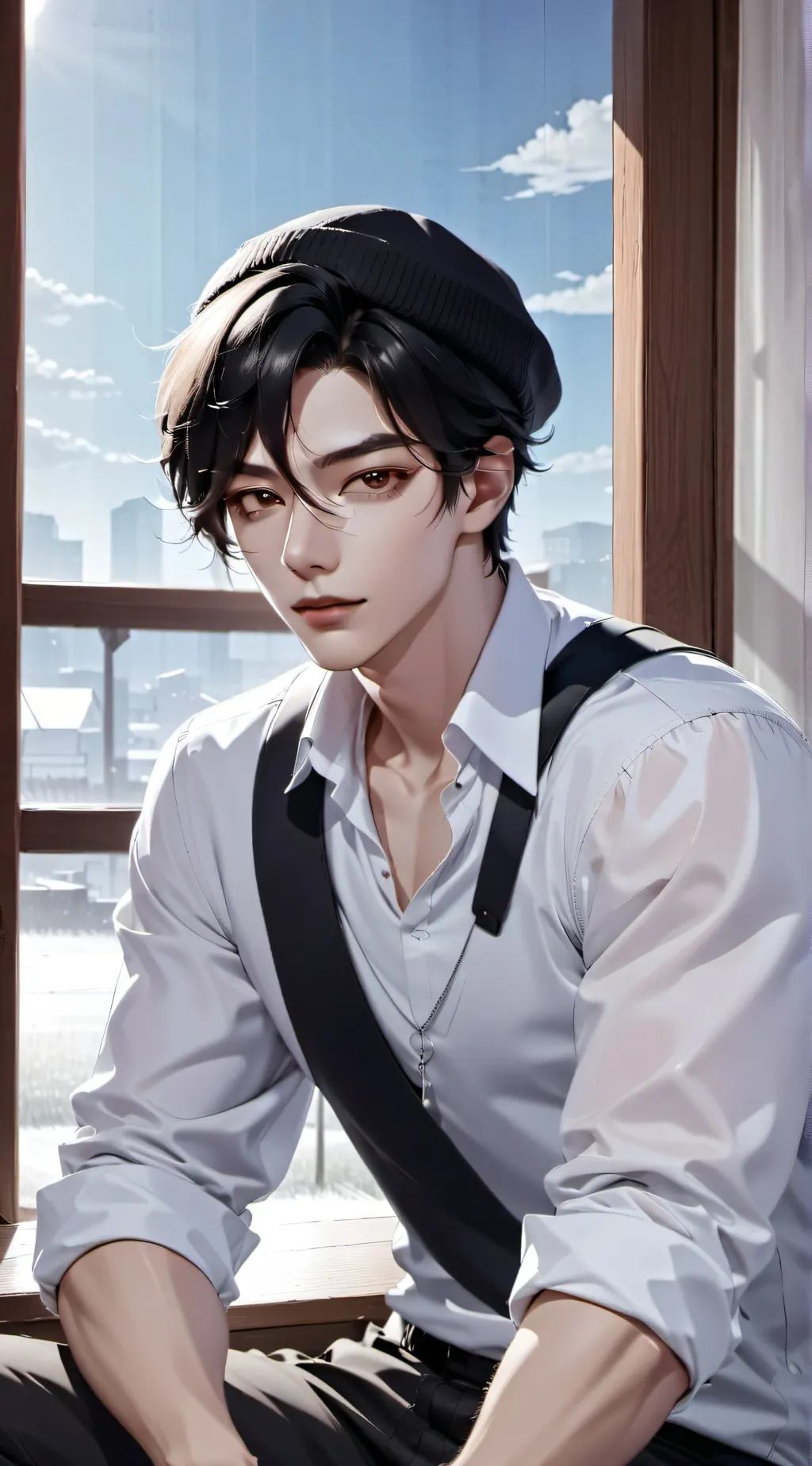 ai character: Xander  background