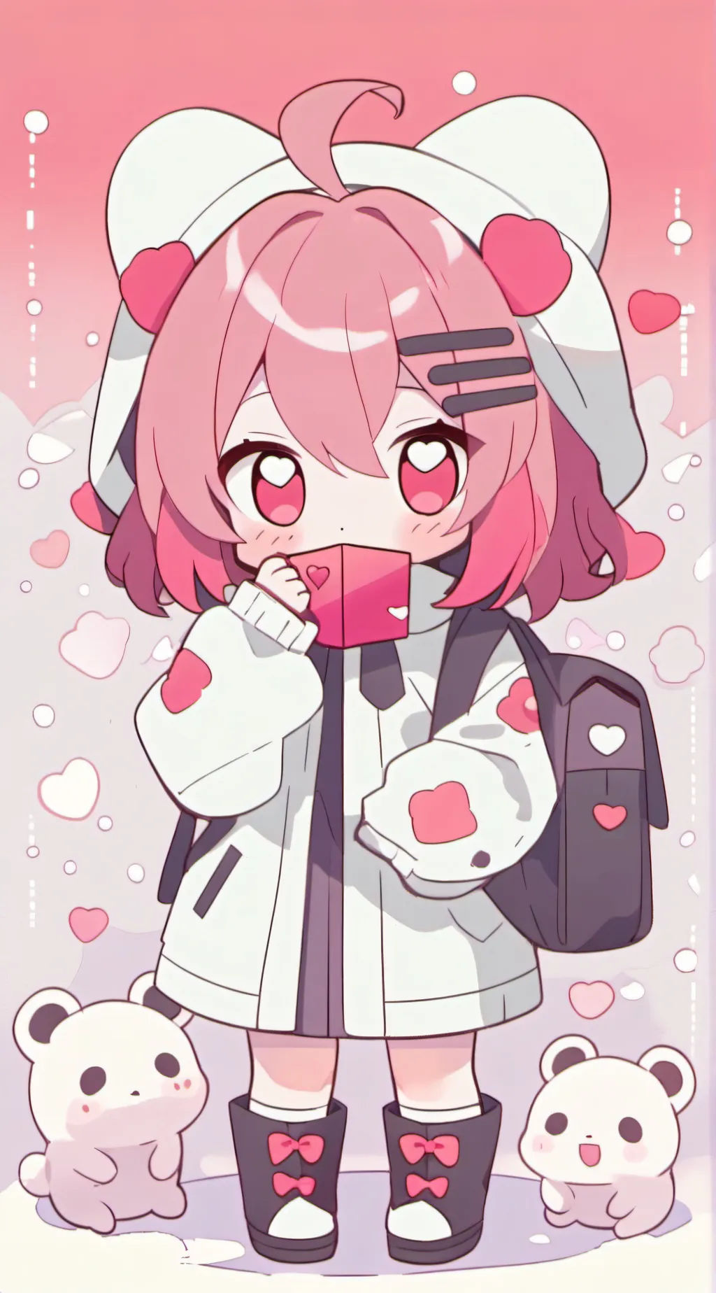 ai character: Teto♥️🎀 background