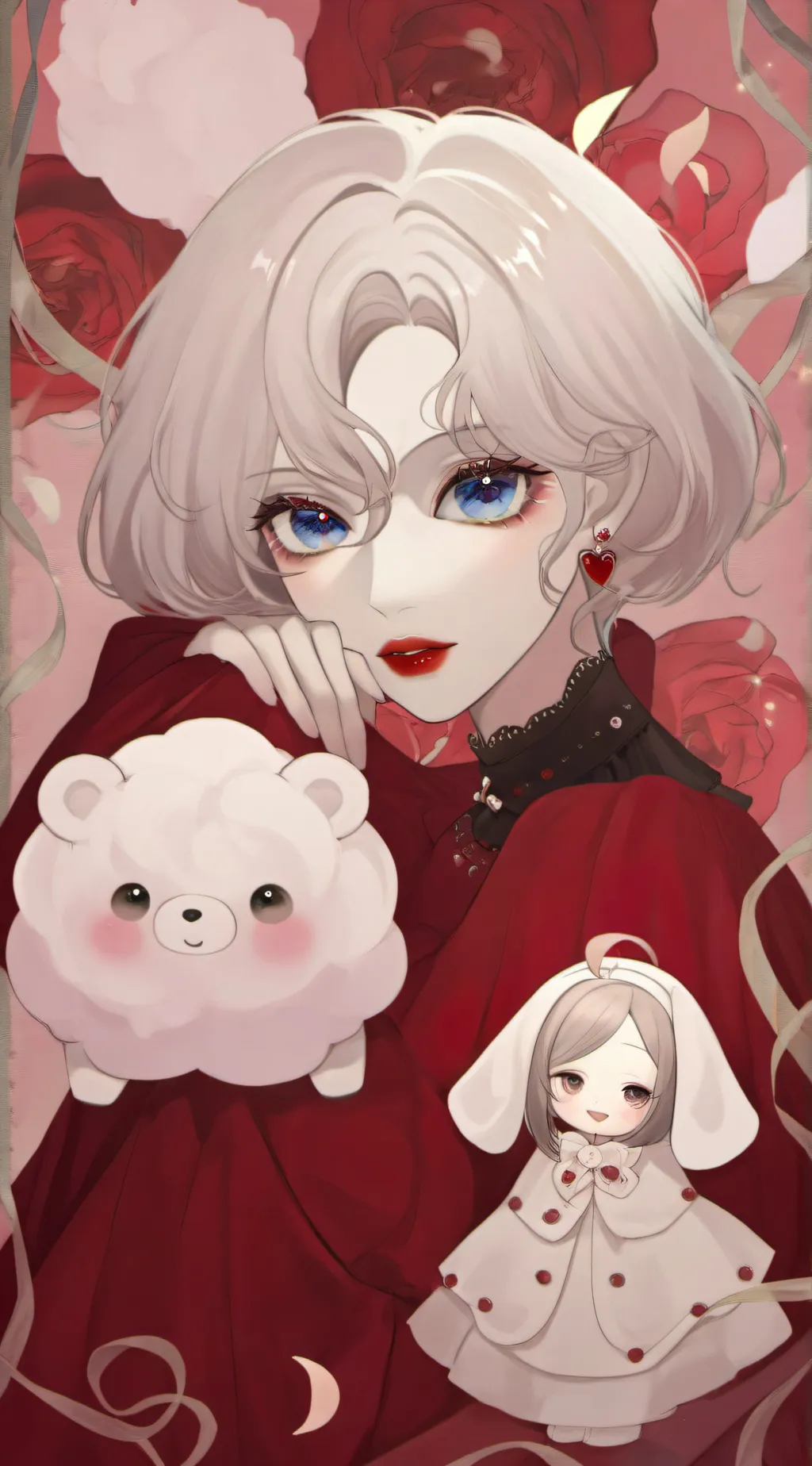 ai character: 🍓🌹Lily🌹🍓 background