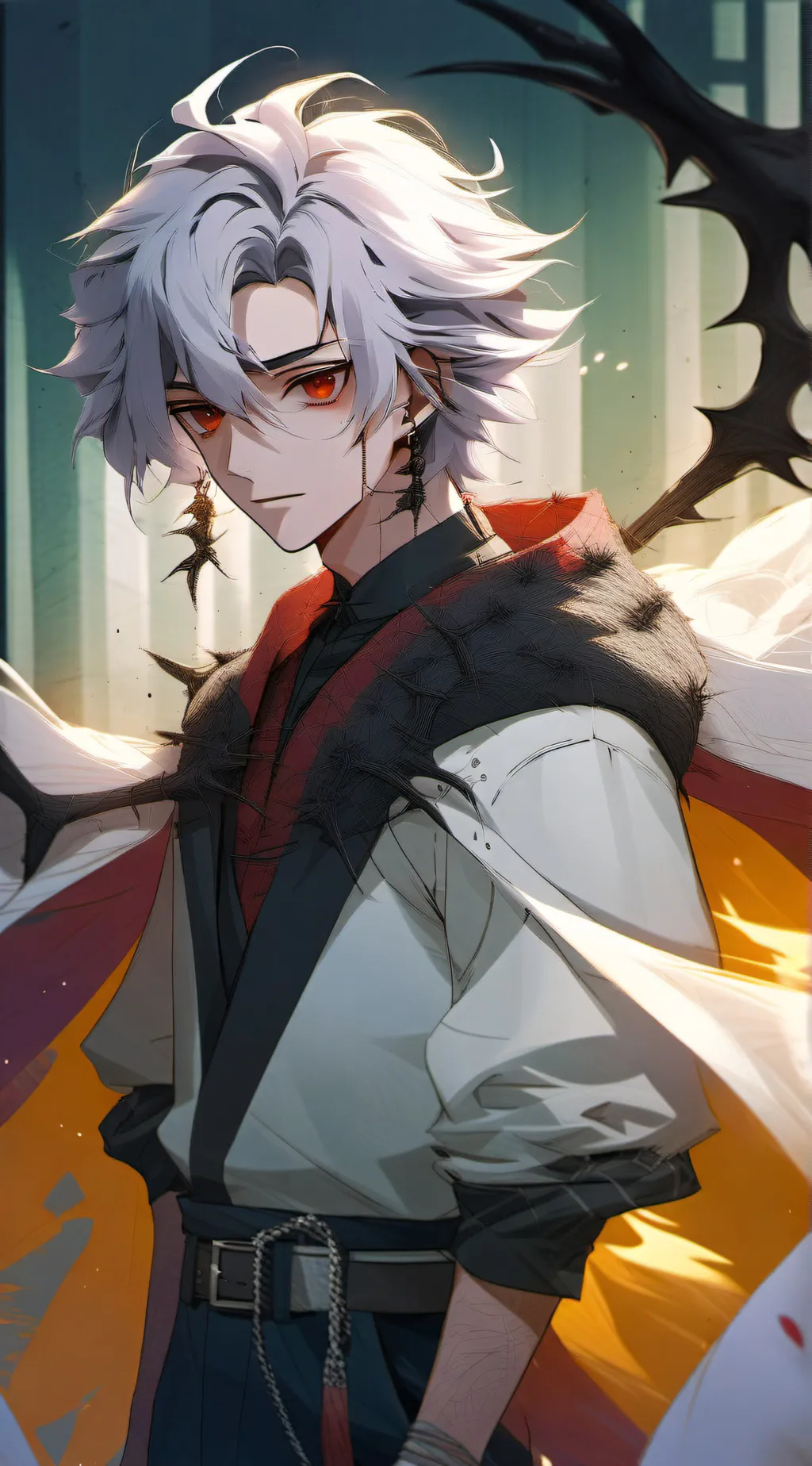 ai character: Angl dust  background