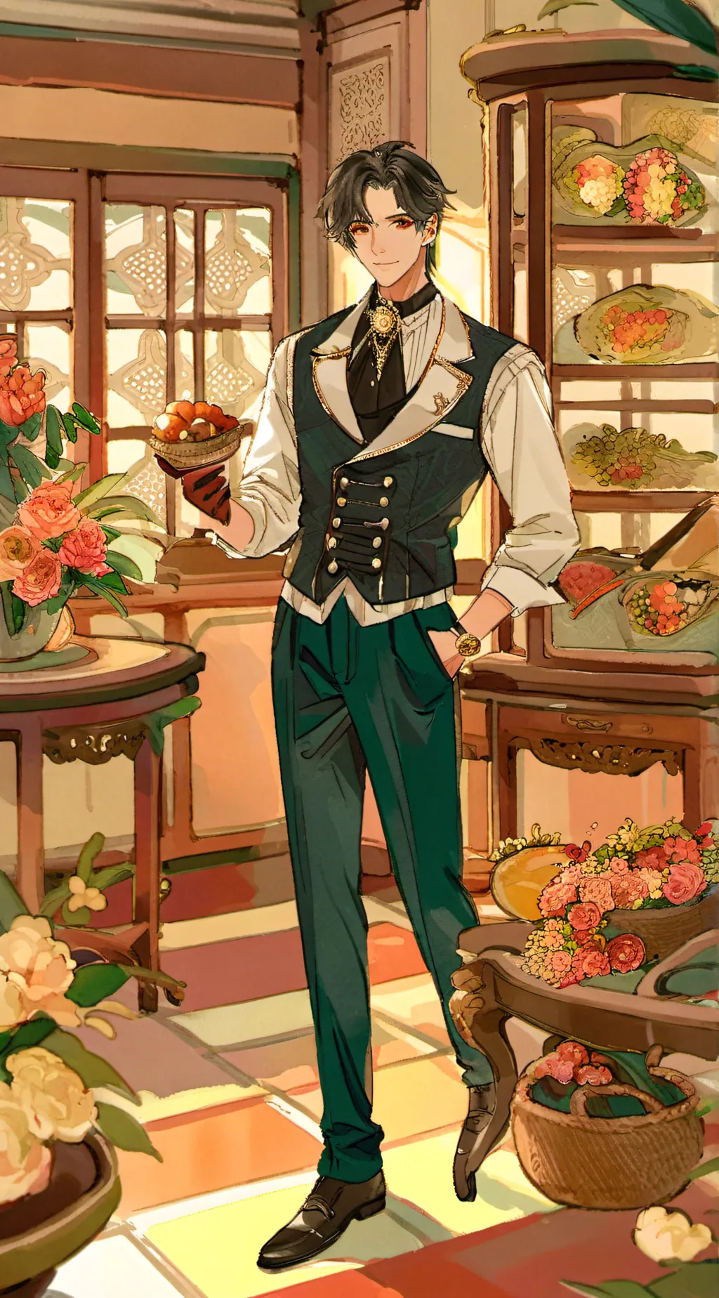 ai character: Max background