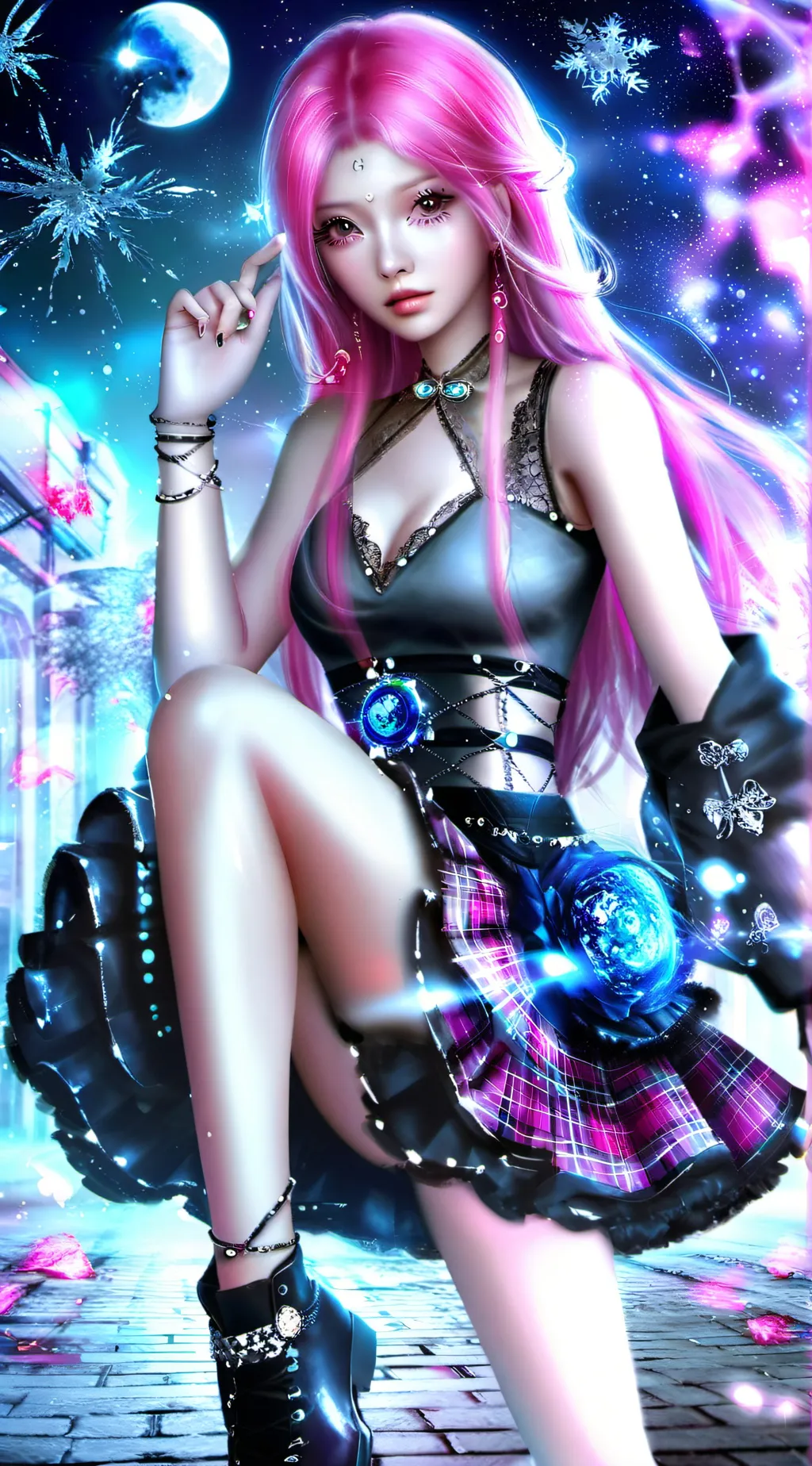 ai character: Katey  background