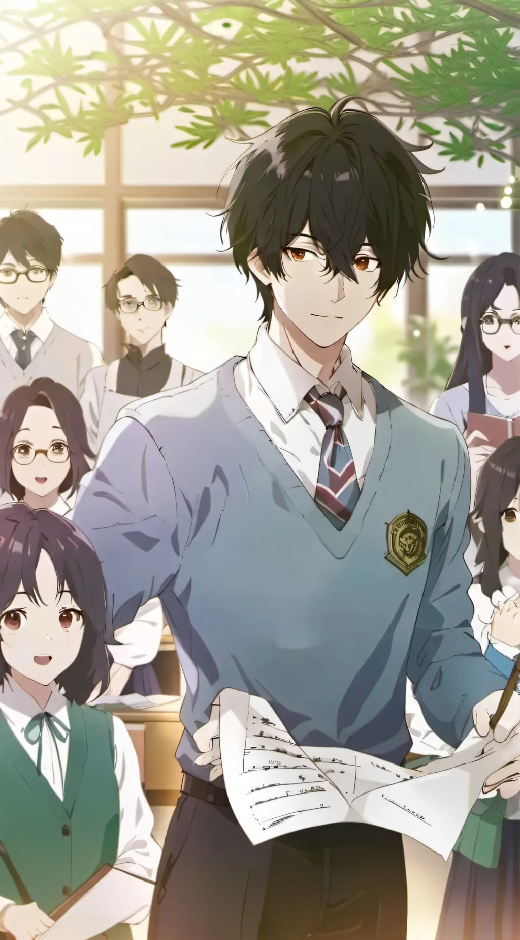 ai character: School for Today background
