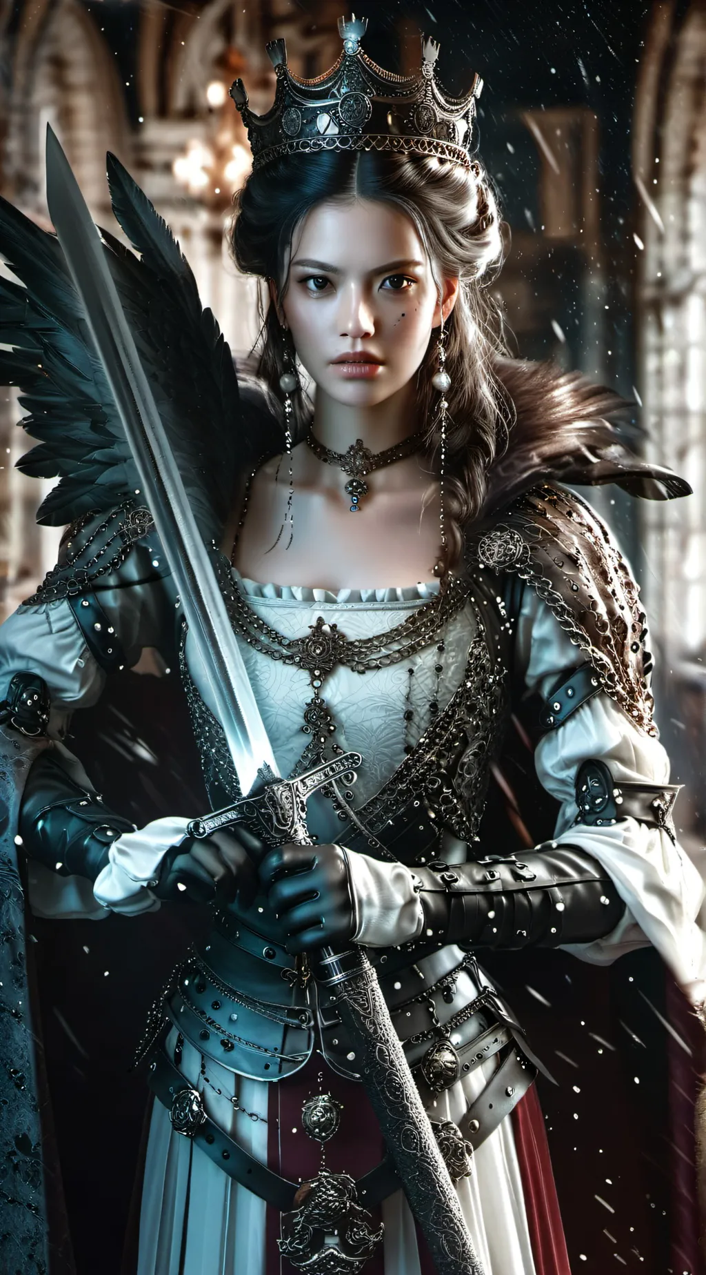 ai character: Queen lisa background