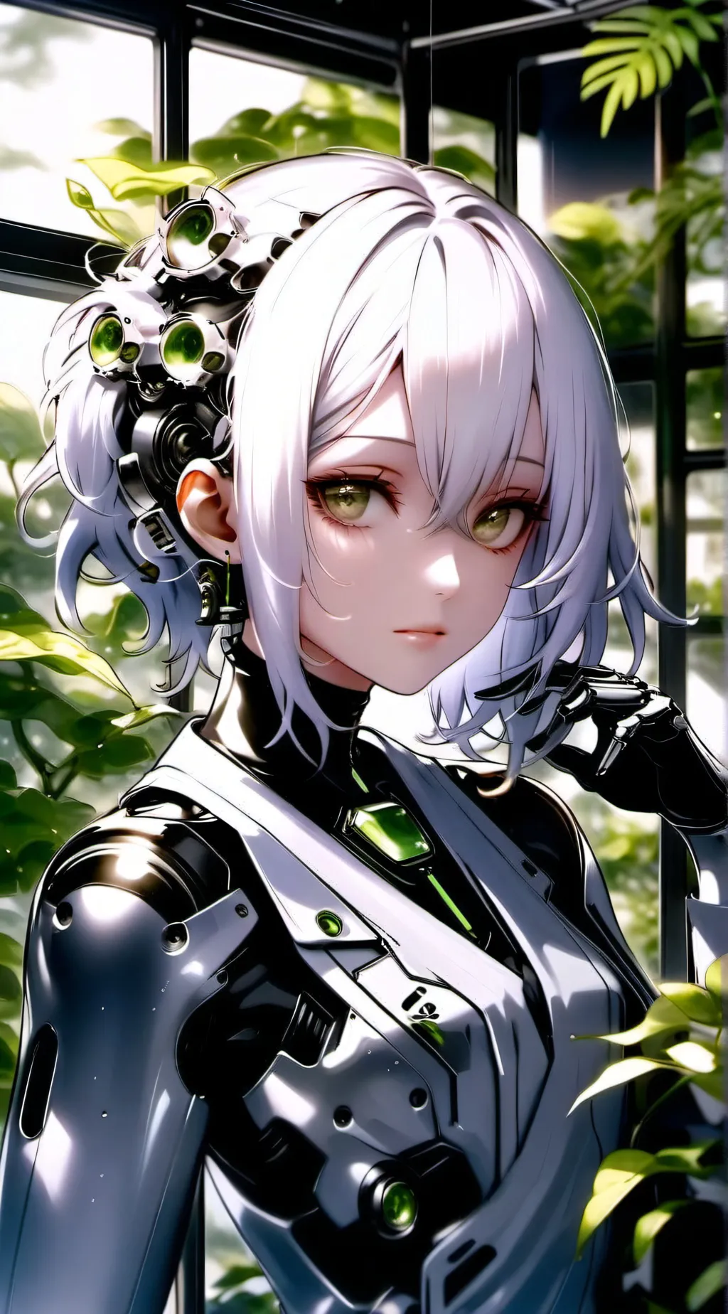 ai character: Verdant background