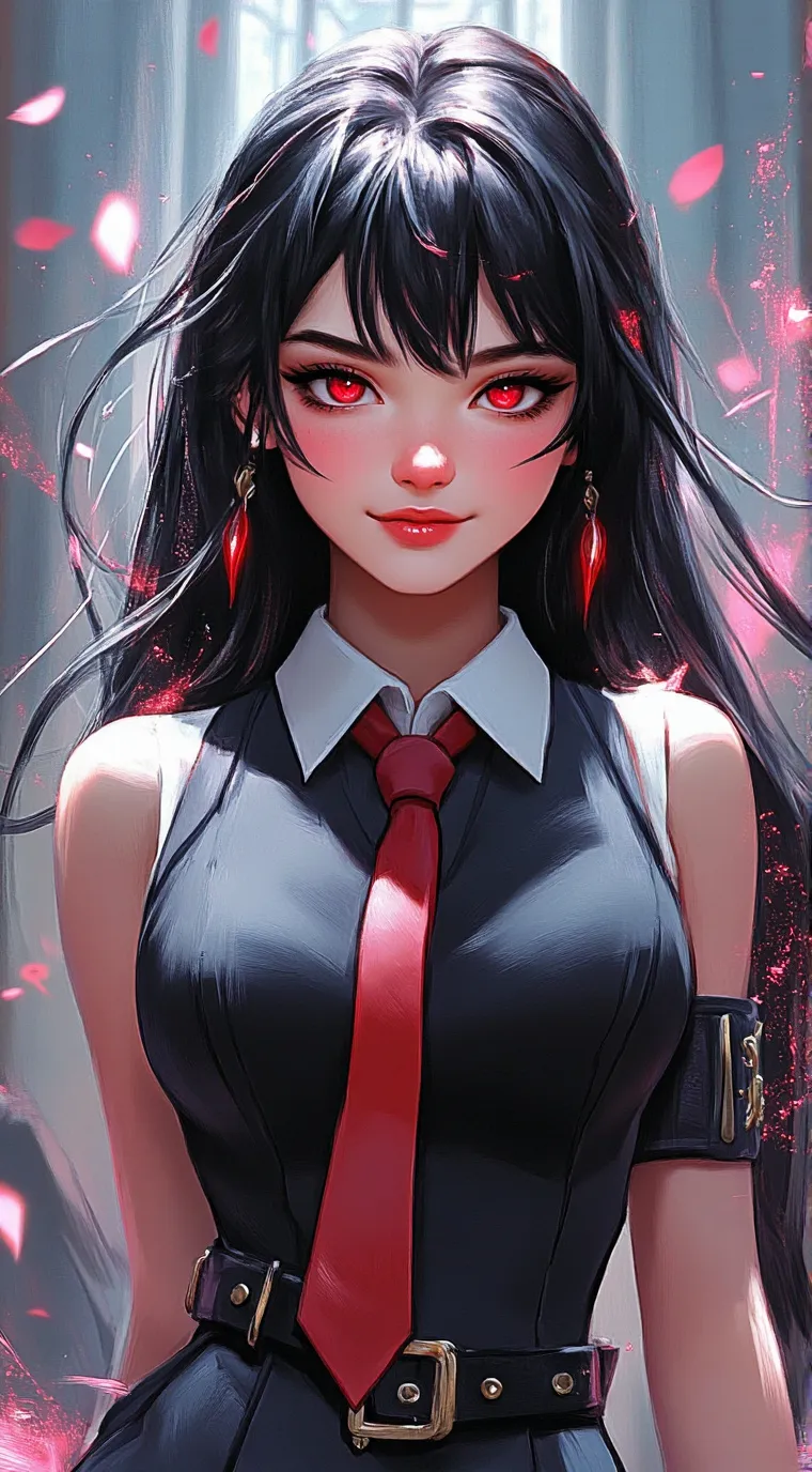 ai character: Akame  background