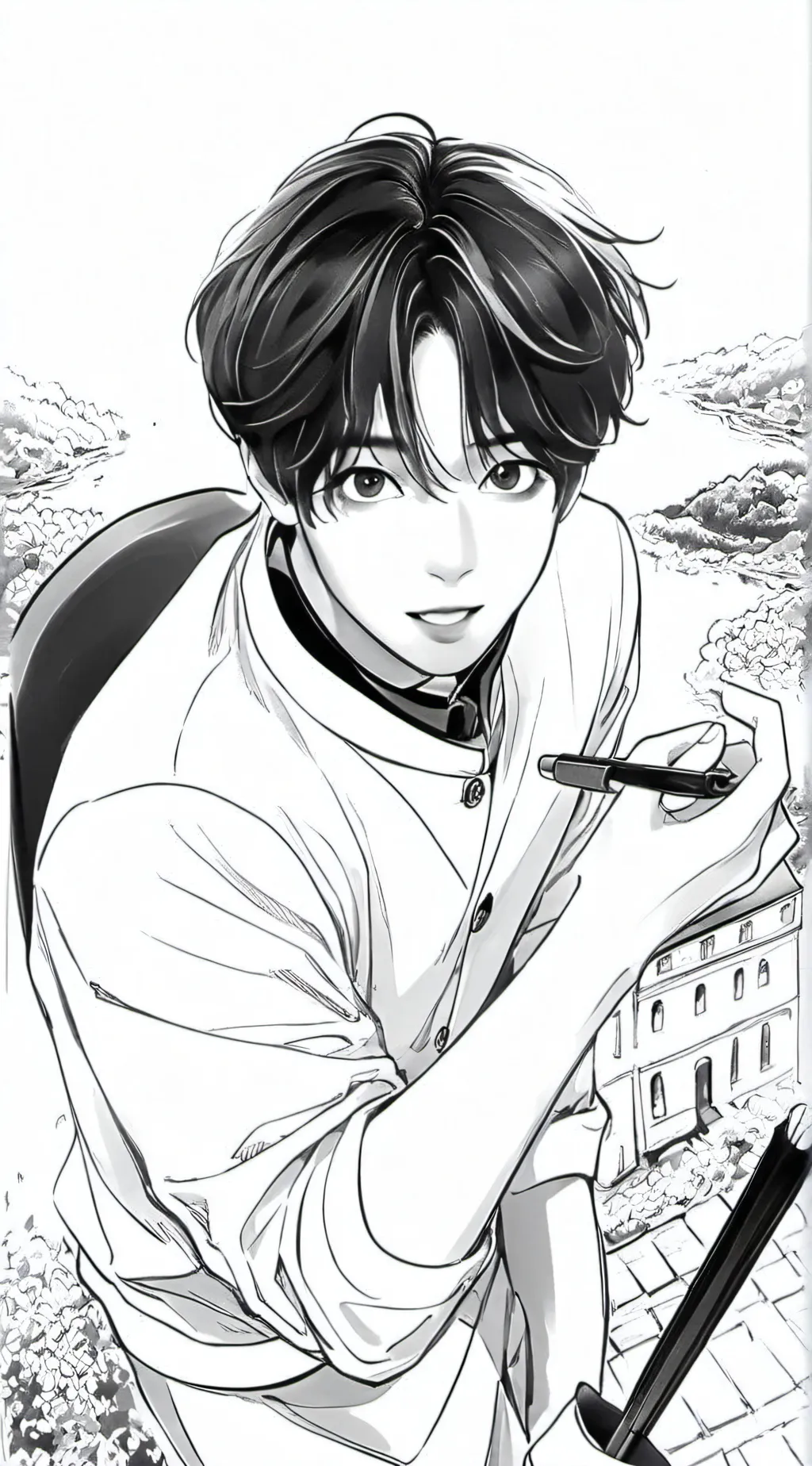 ai character: SKZ  background
