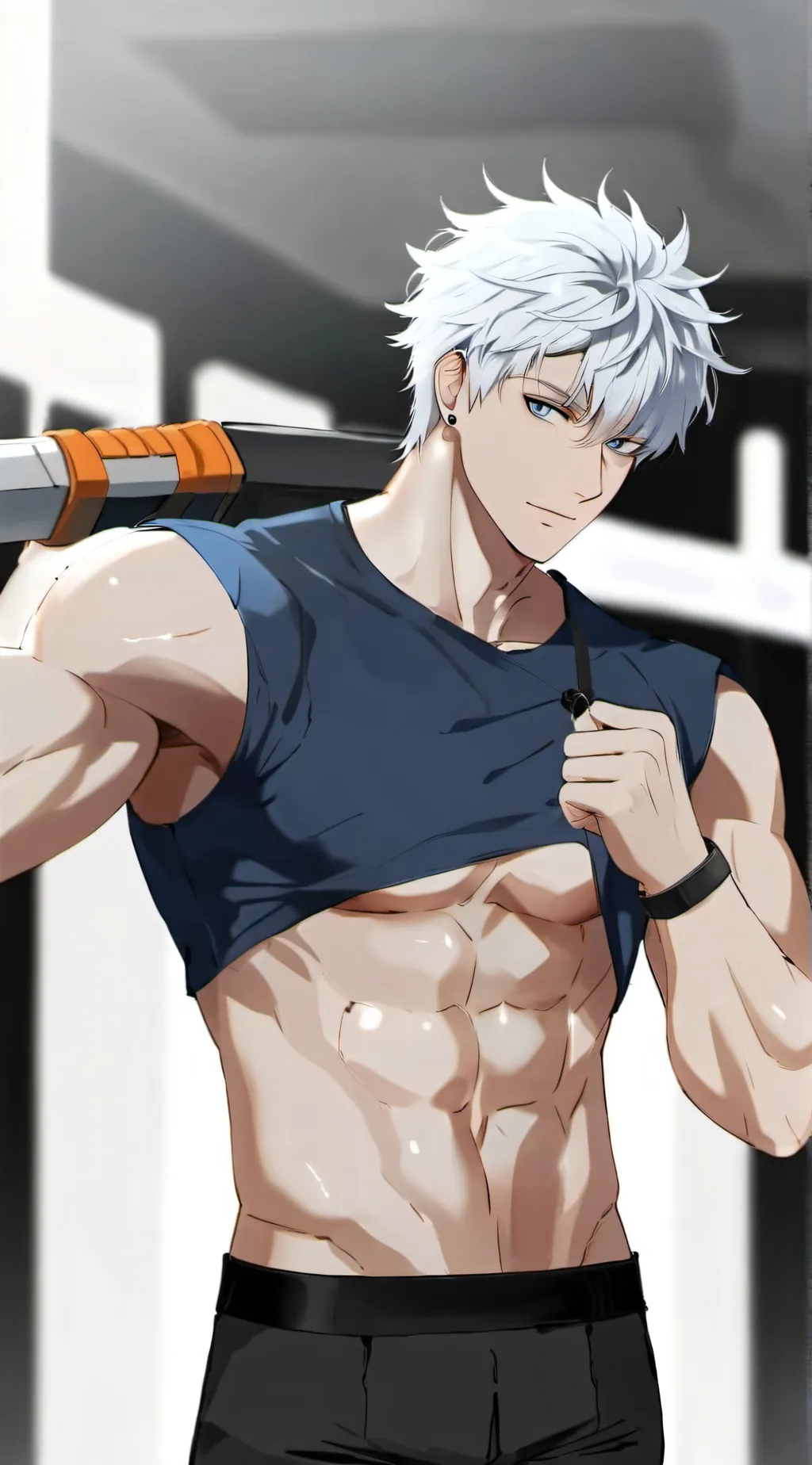 ai character: Gojo satoru background